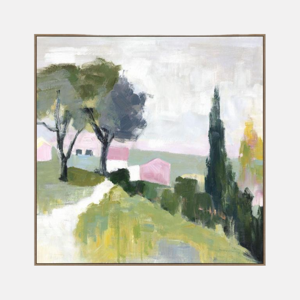 A Country Path Canvas