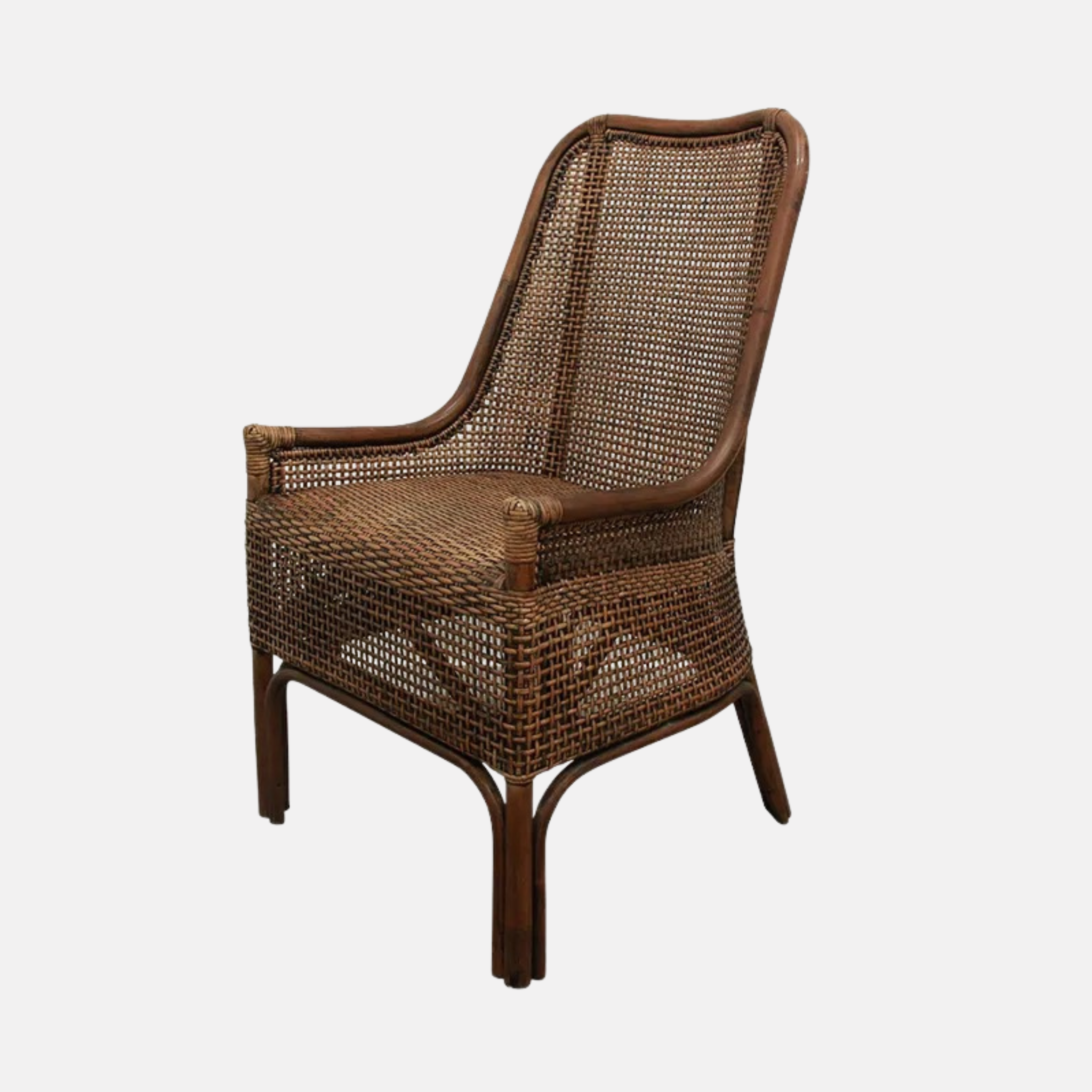 Albany Rattan Dining Chair - Brown