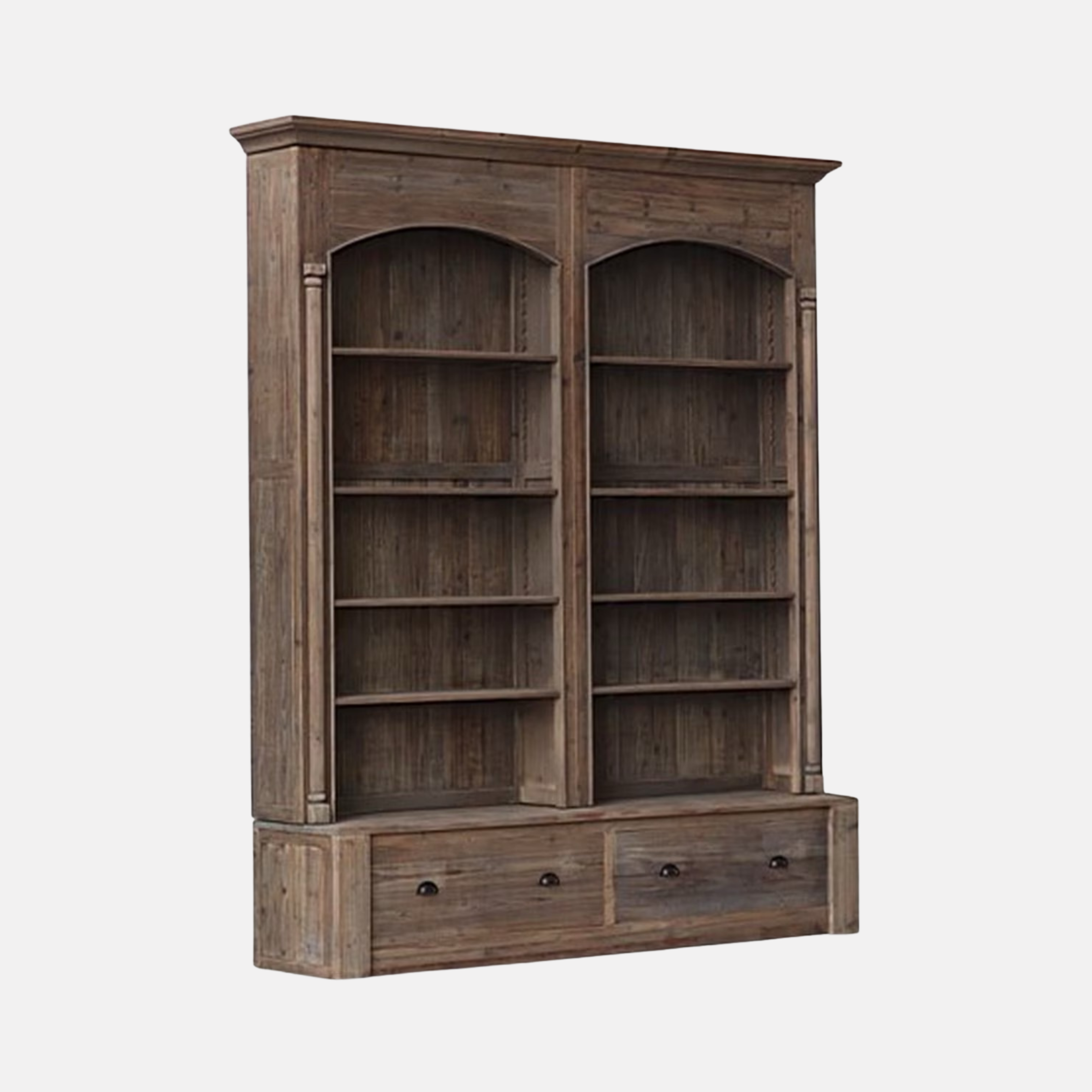 Archtop Bookcase Elm