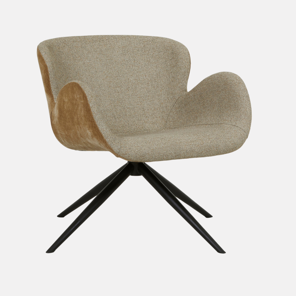 Astrid Swivel Chair - Dijon