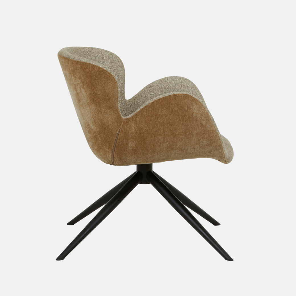 Astrid Swivel Chair - Dijon
