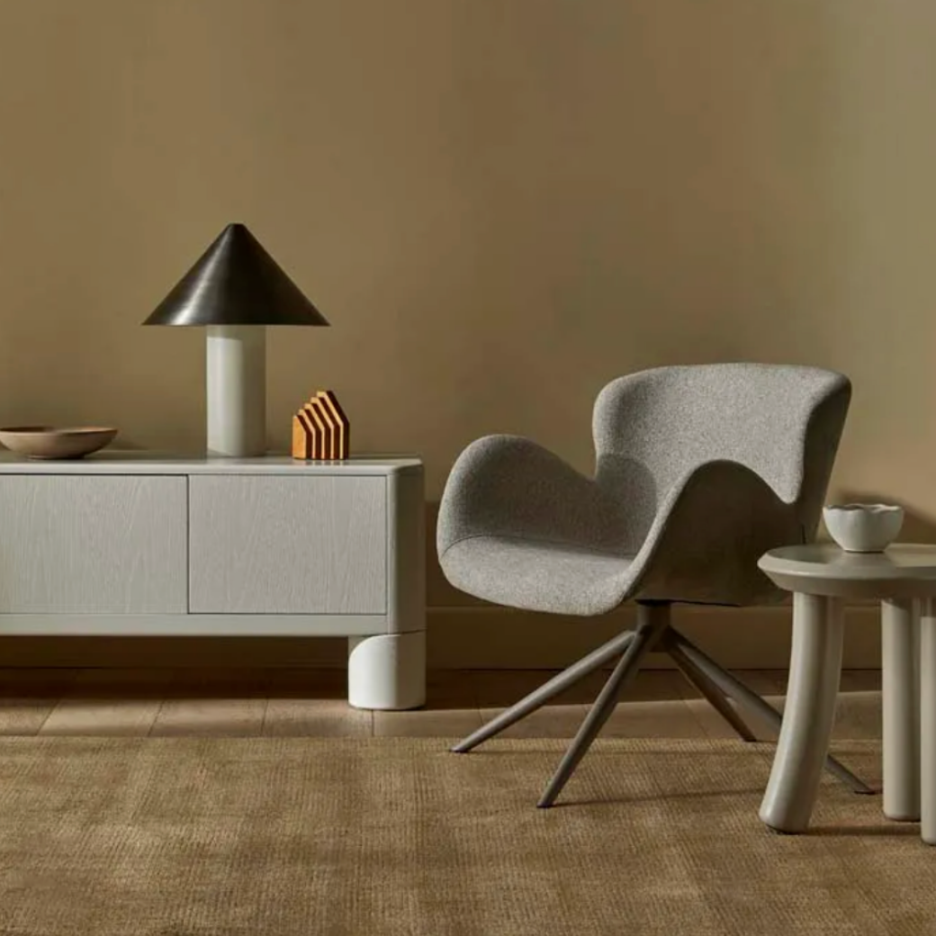 Astrid Swivel Chair - Dijon
