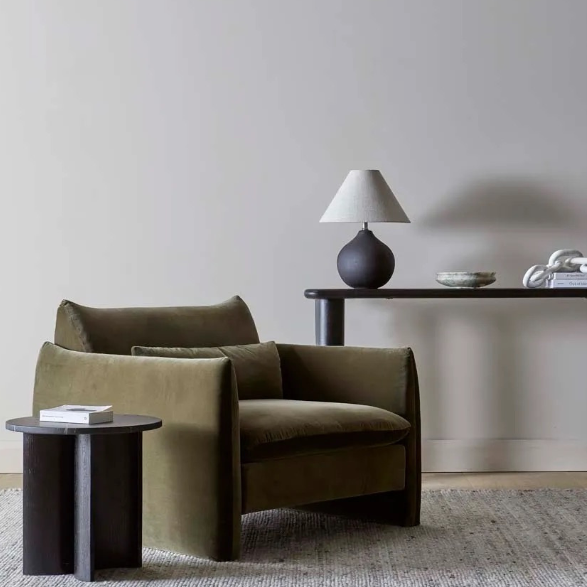 Sidney Peak Armchair - Caper