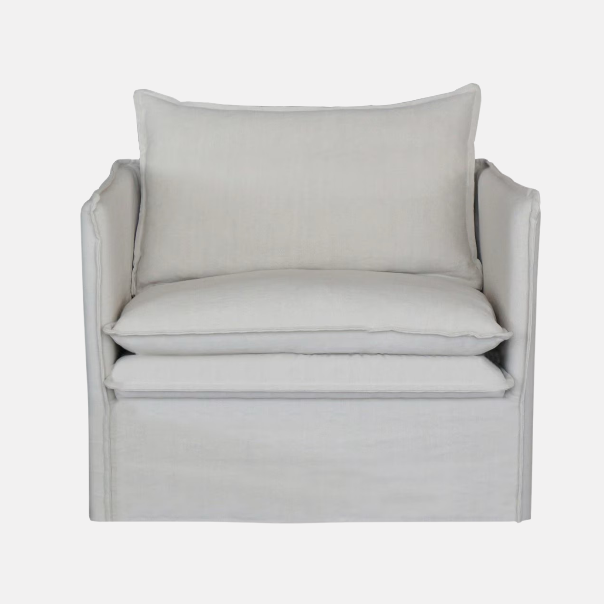 Avery Armchair - Salt & Pepper