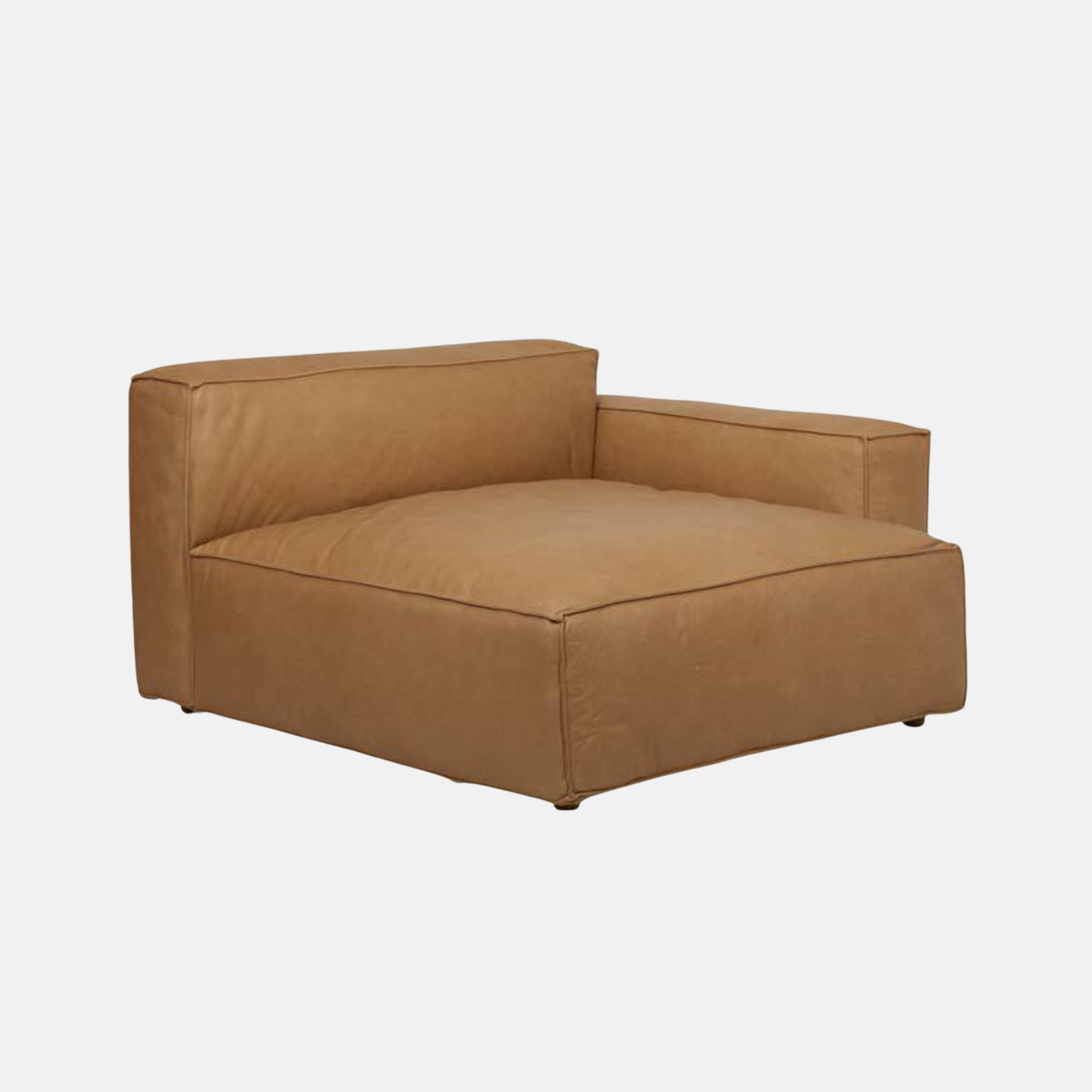 Baker Leather Sofa - Chaise