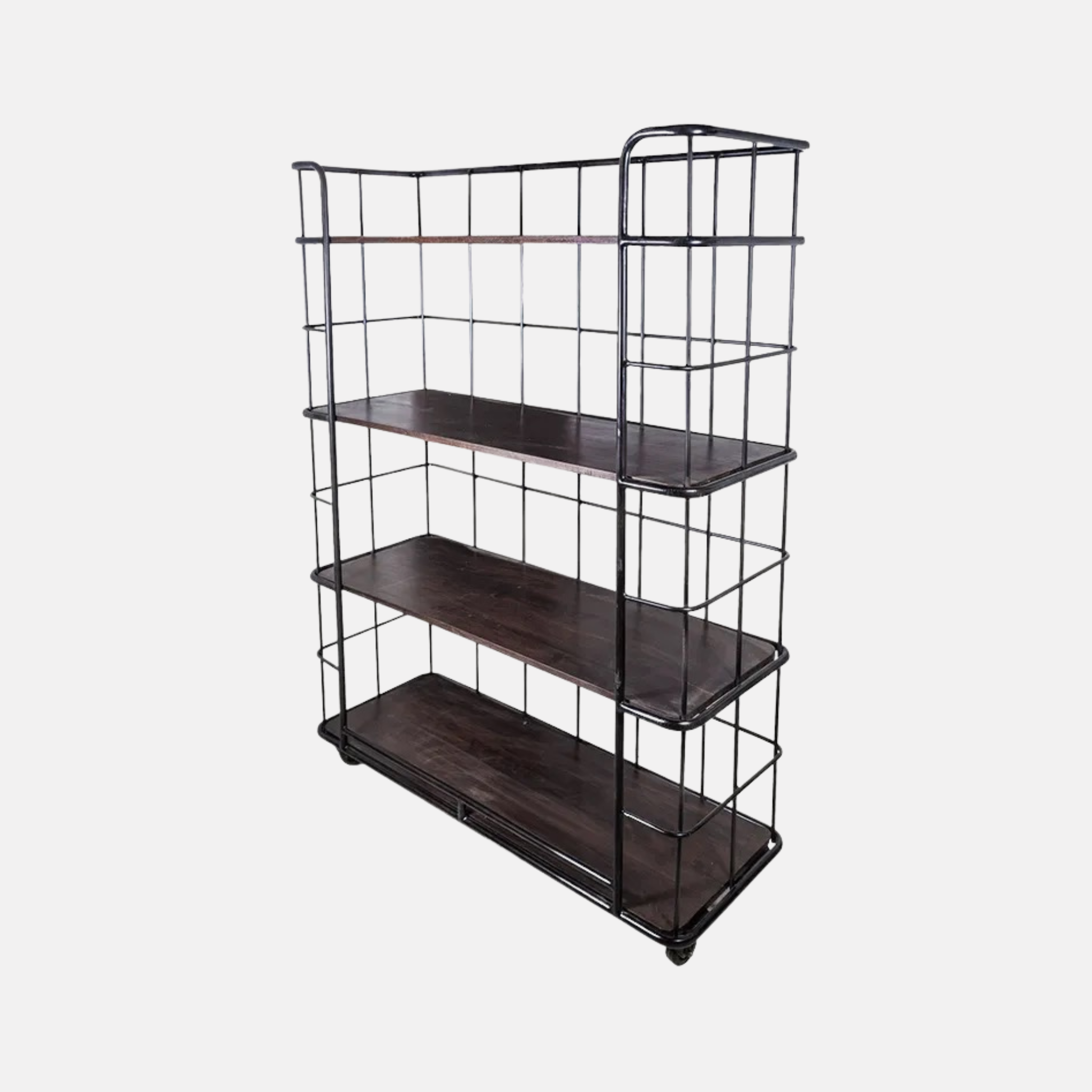 Slatted Bakers Shelves - Iron