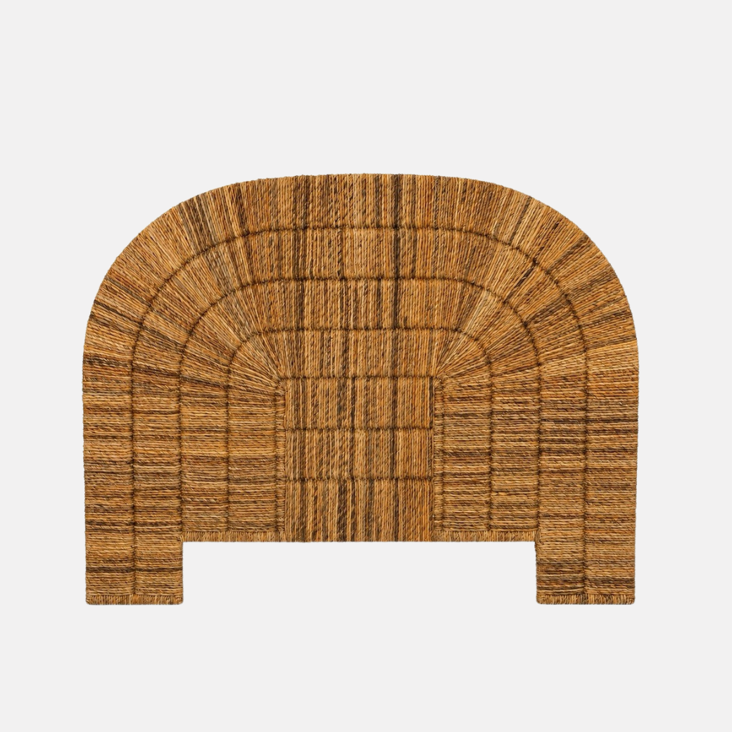 Banana Leaf Bedhead Curved