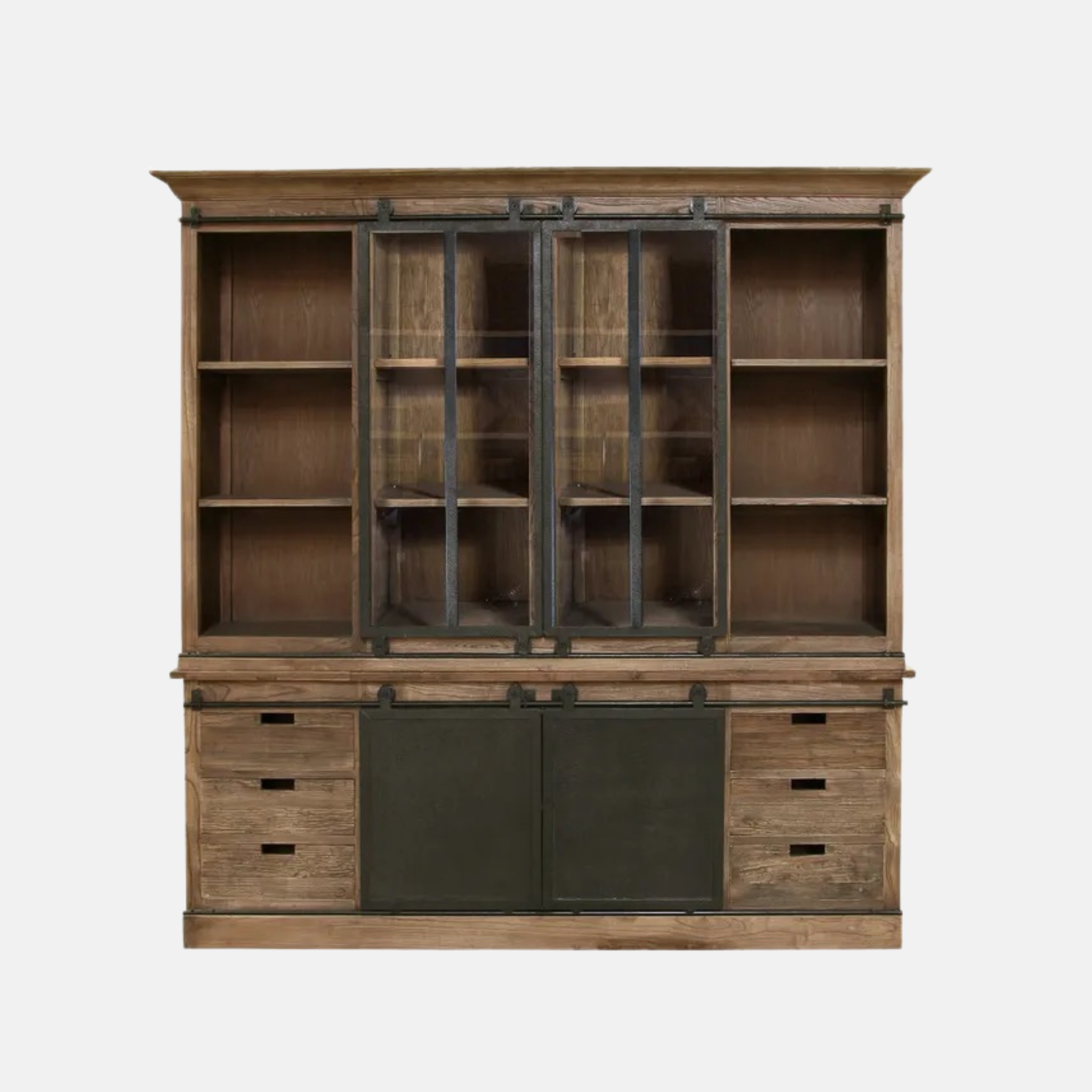 Barn Door Double Cabinet XL