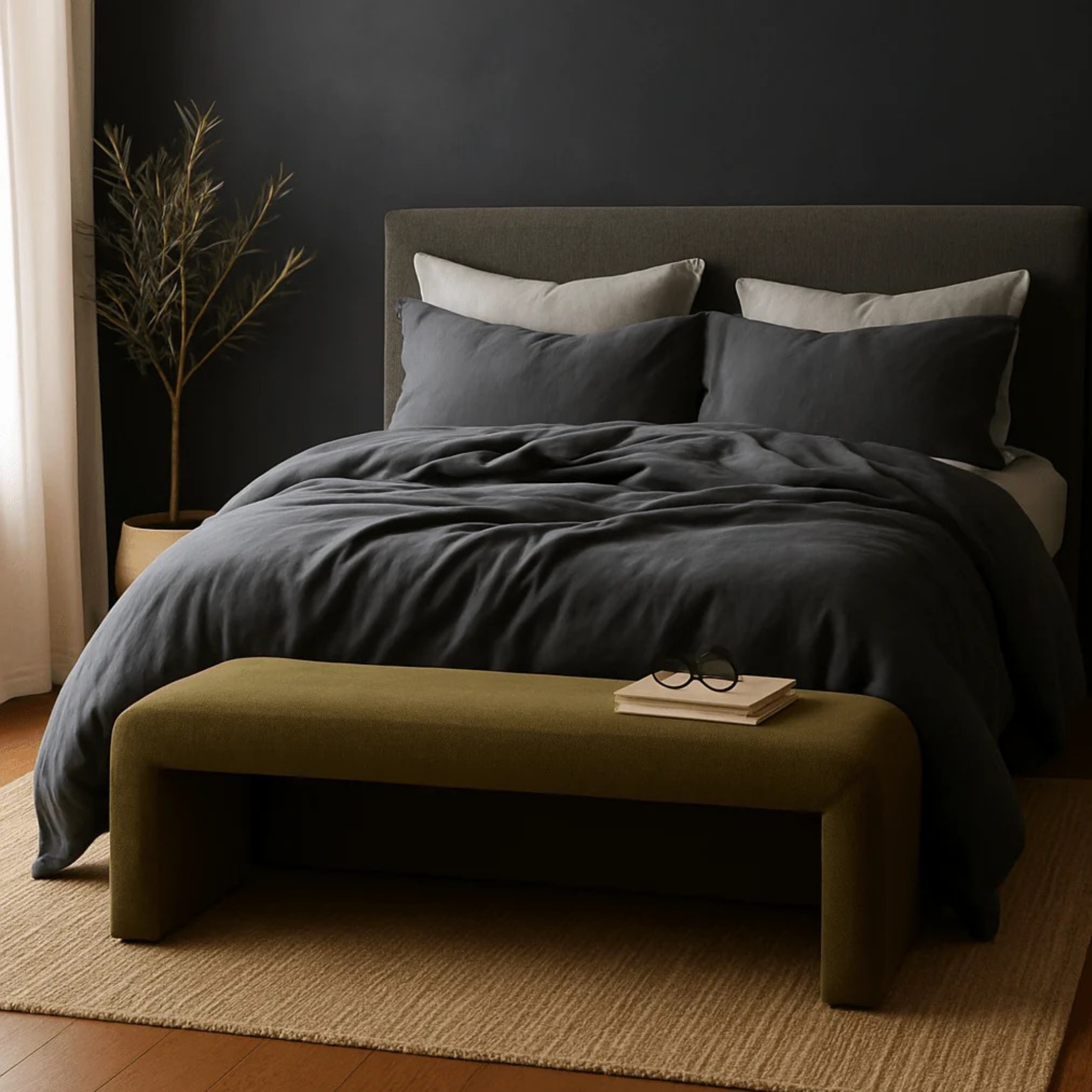 Beatrice Bench - Olive