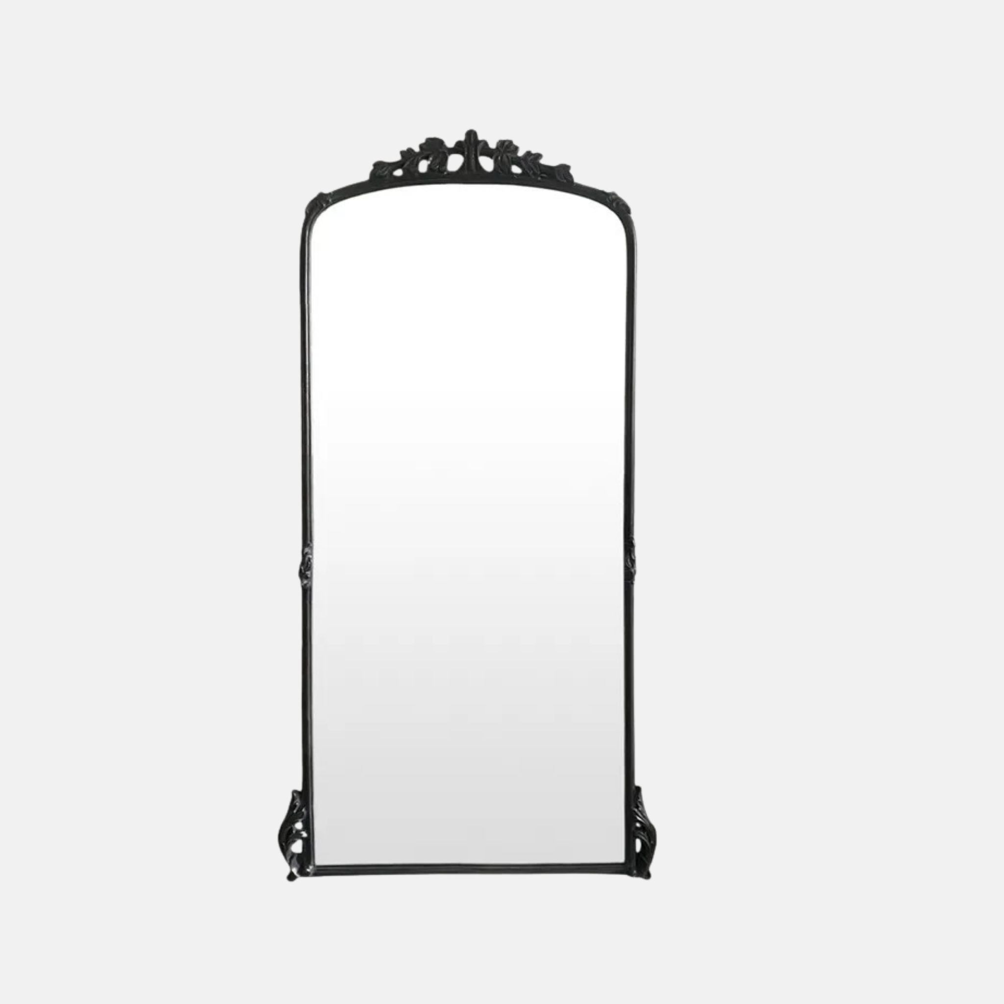 Belle Vie Floor Mirror - Aged Black