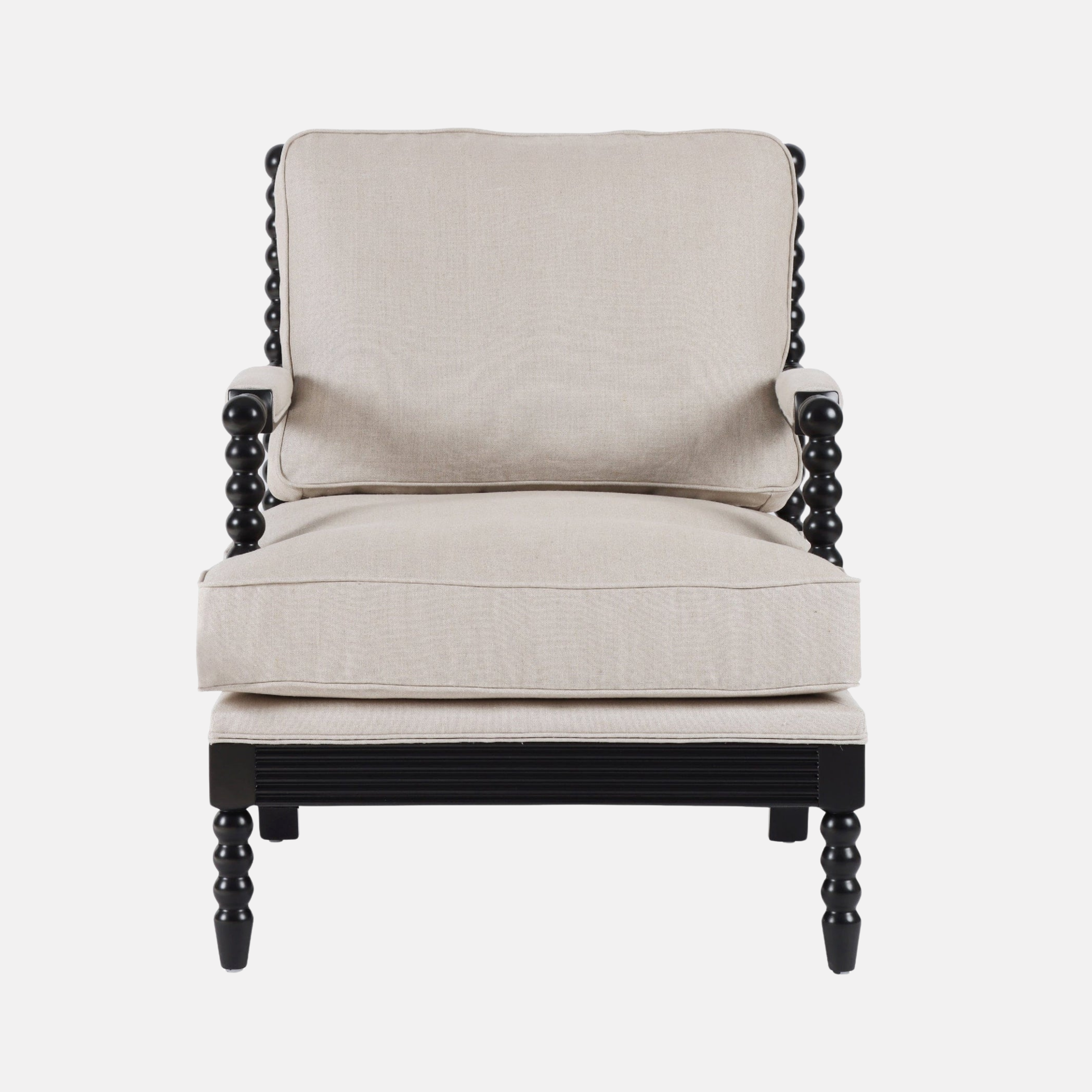 Bobbin Armchair - Black