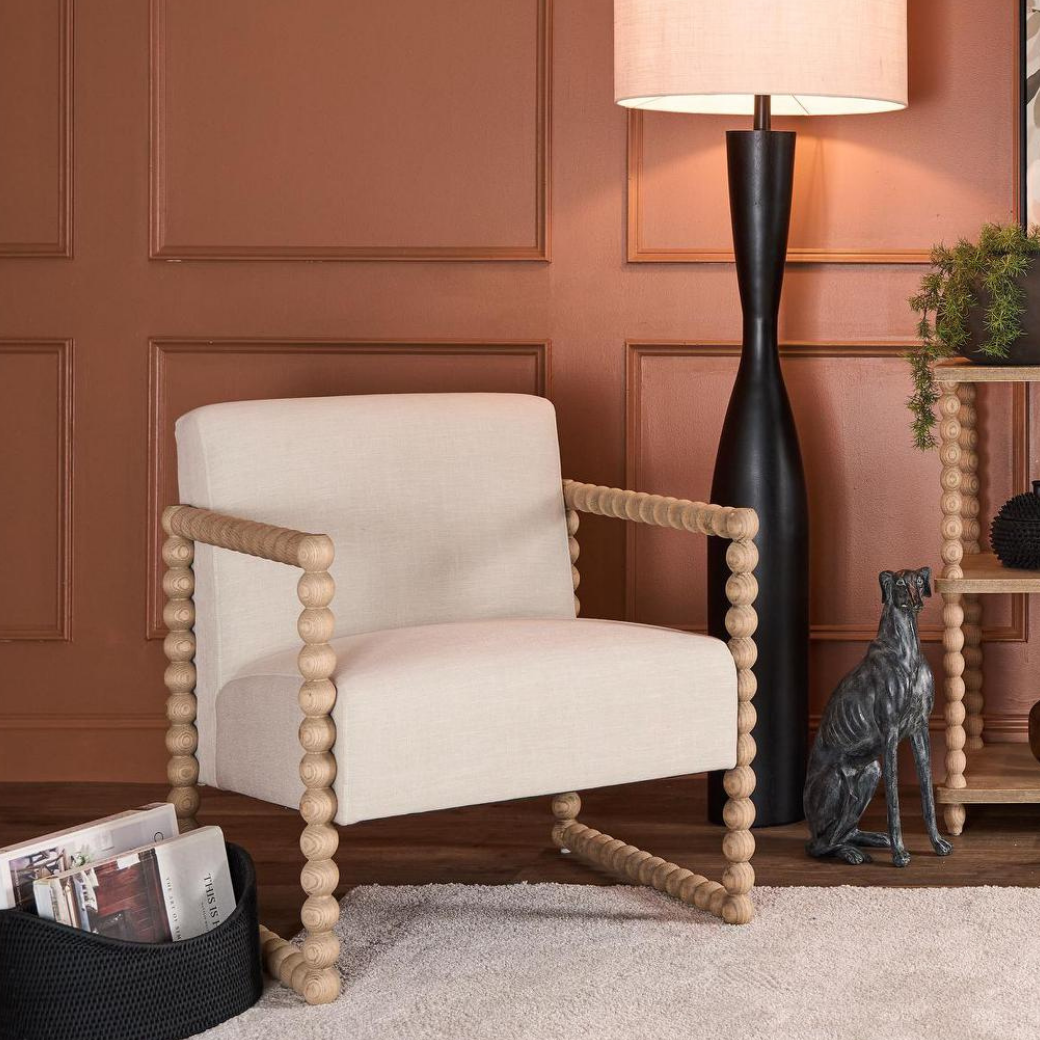 Bobbin Armchair Natural