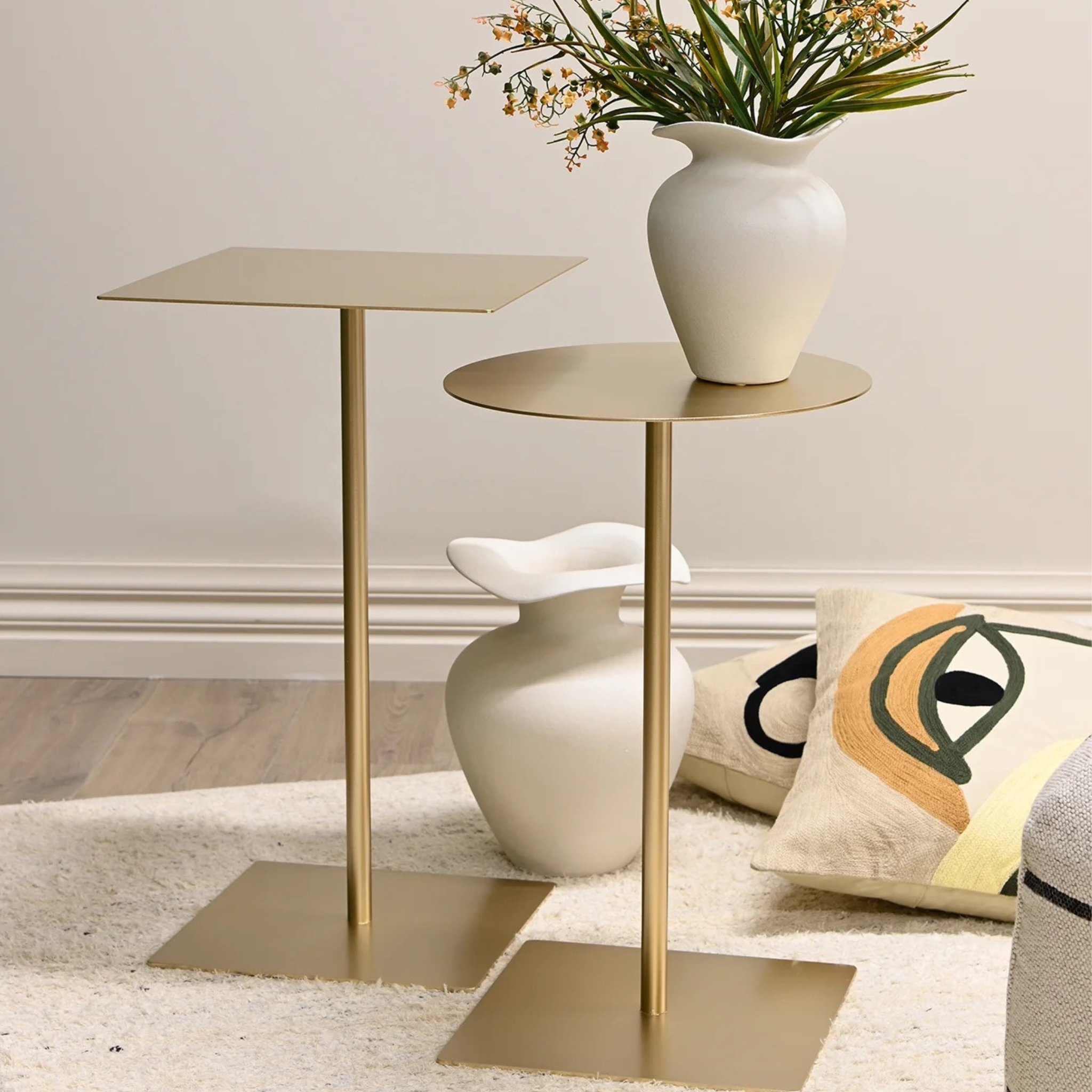 Regent Gold Side Table - Round