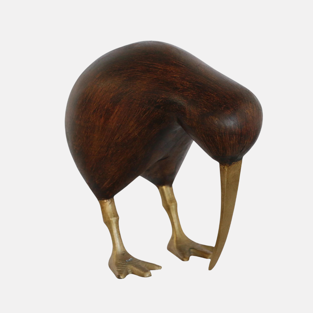 Wooden Kiwi - Brown