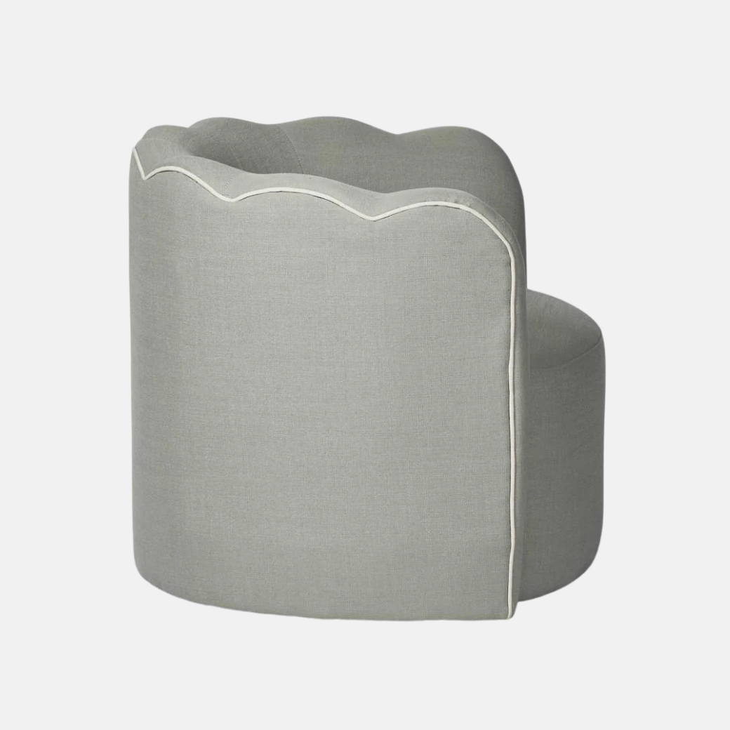 Camille Scalloped Armchair