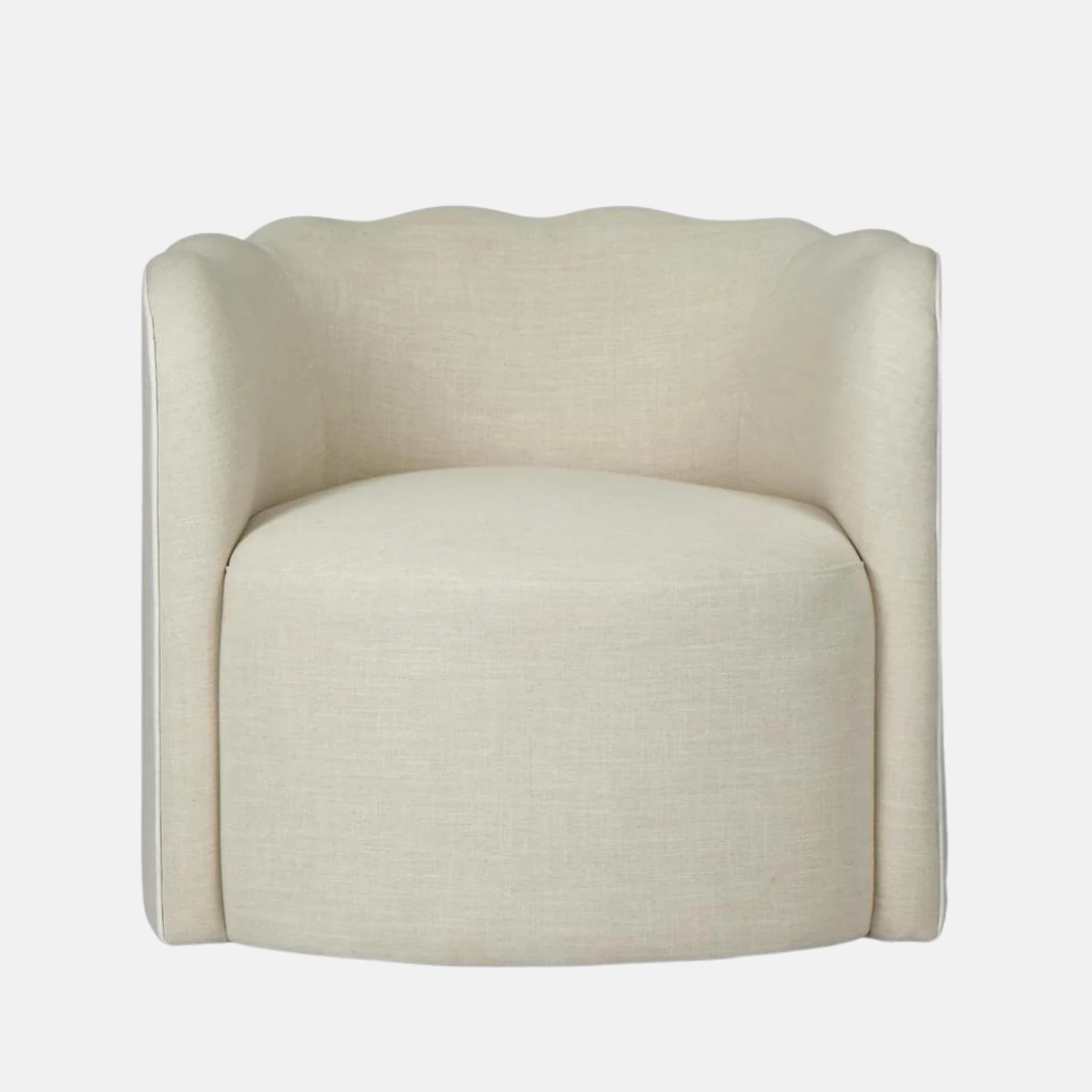 Camille Scalloped Armchair