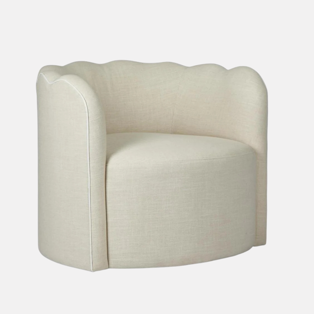 Camille Scalloped Armchair