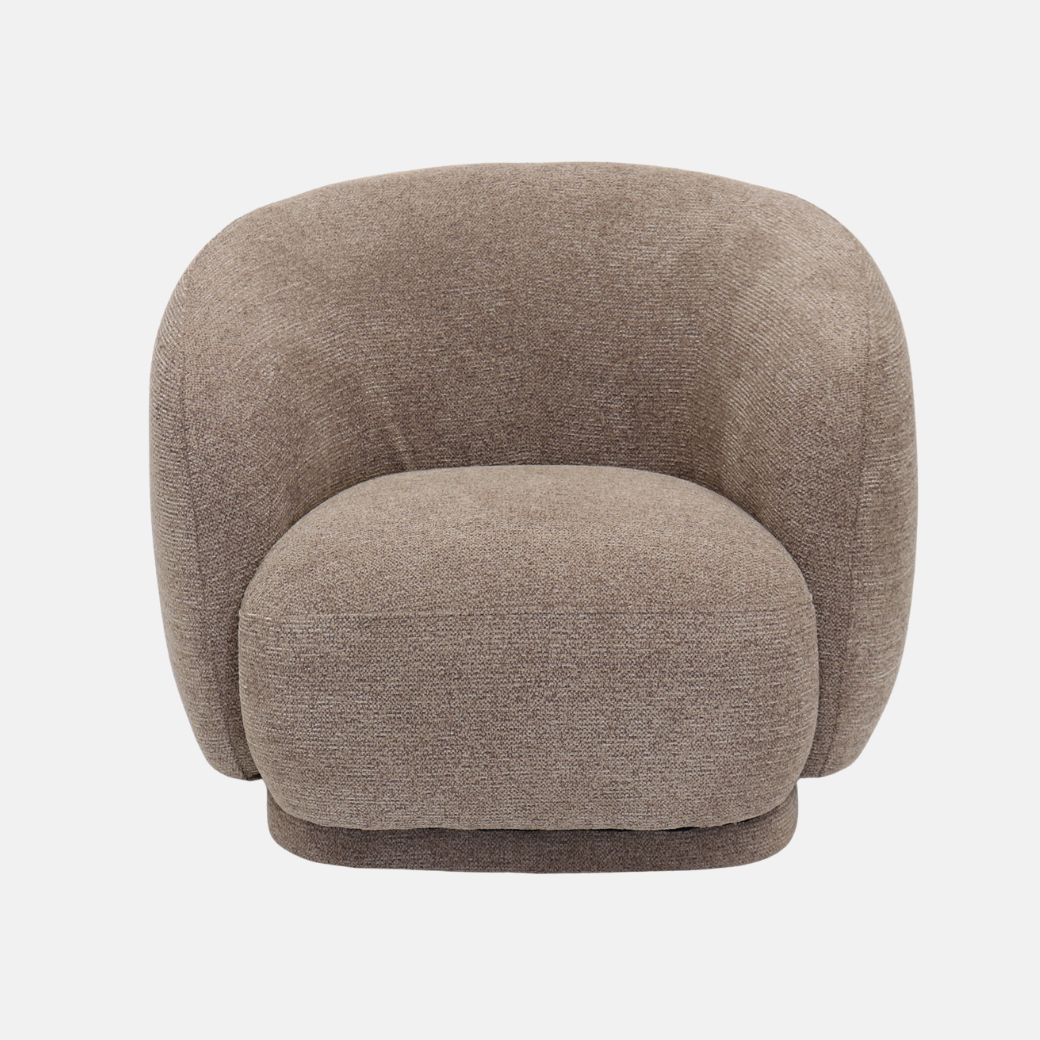 Caprice Swivel Chair - Coffee