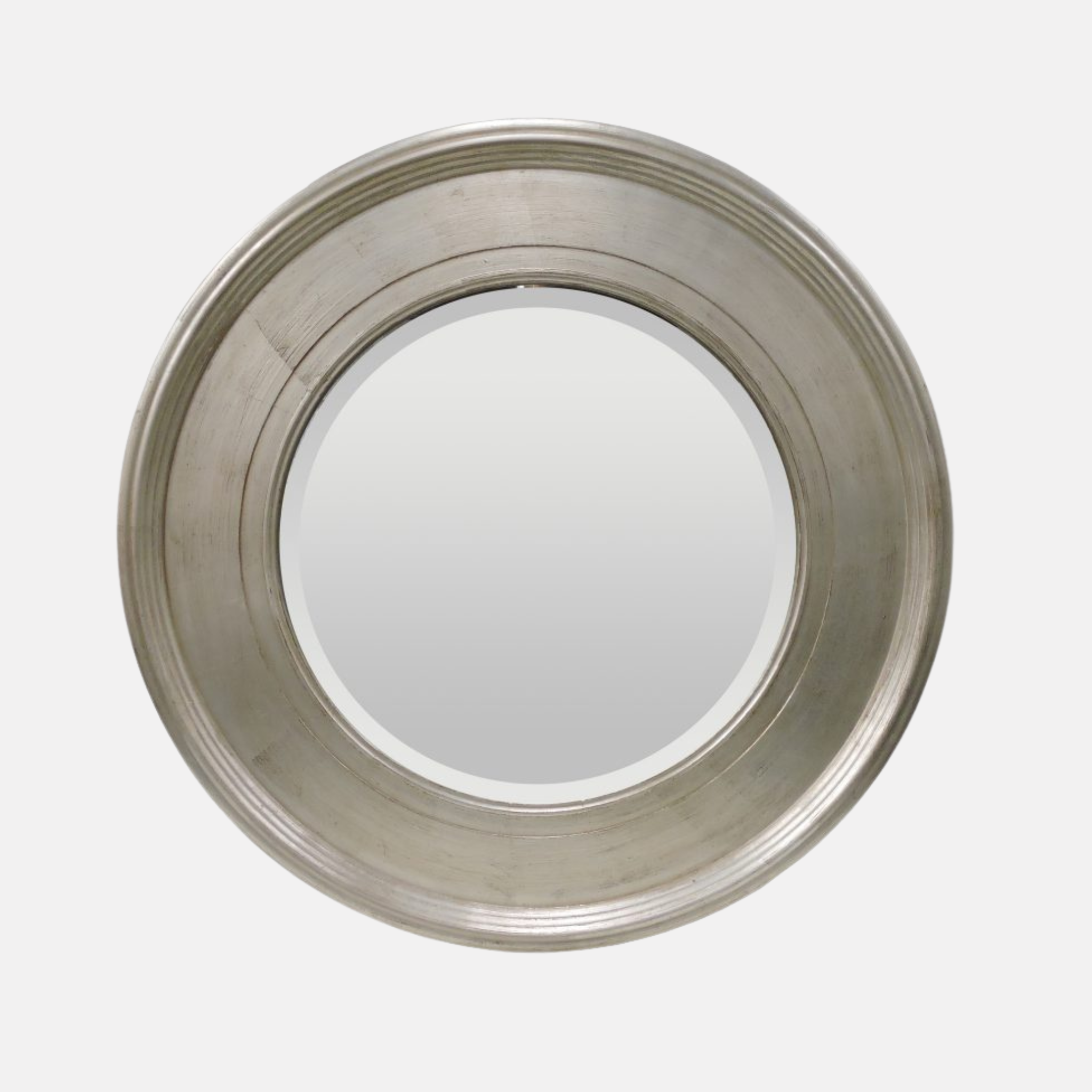 Casey Round Mirror - Silver