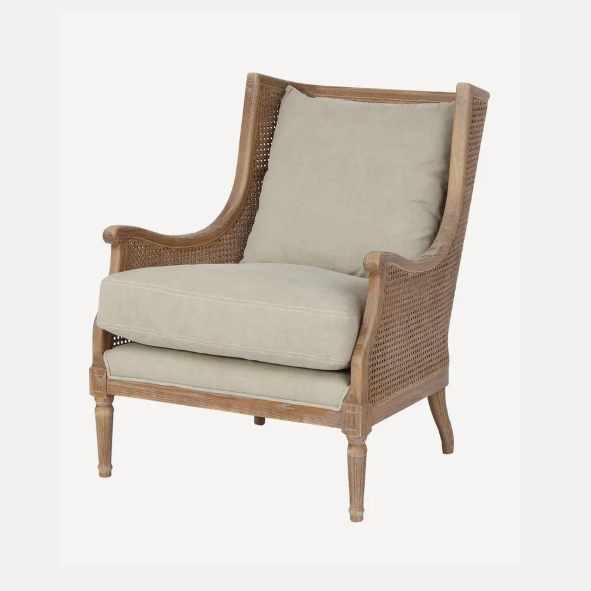Chester Rattan Armchair - Linen