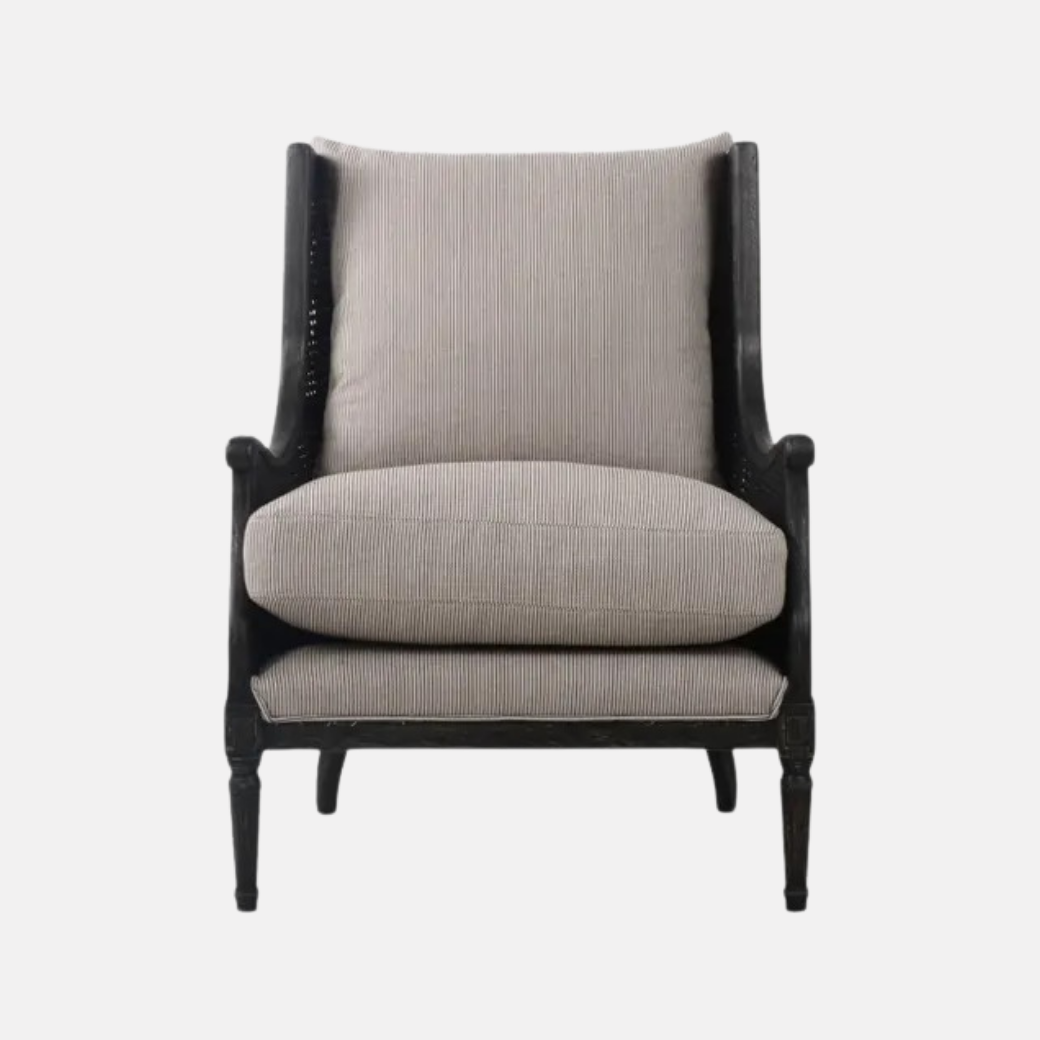Chester Rattan Armchair - Black