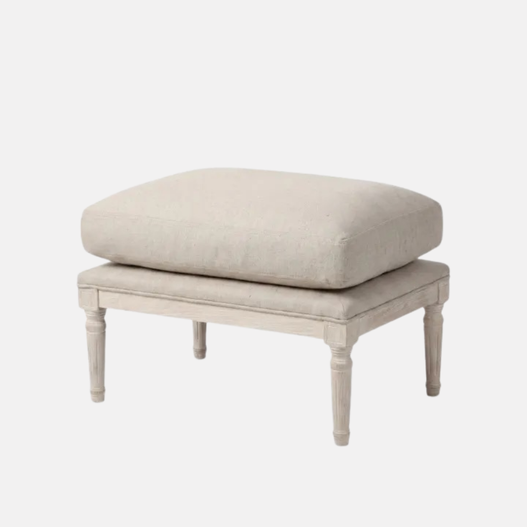 Chester Ottoman - Whitewash
