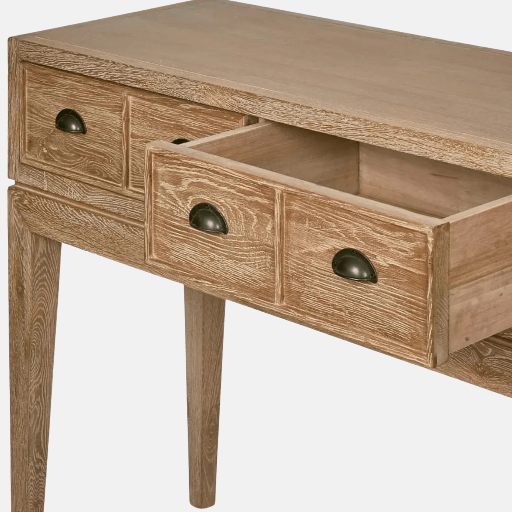 Como 6 Drawer Console - Oak