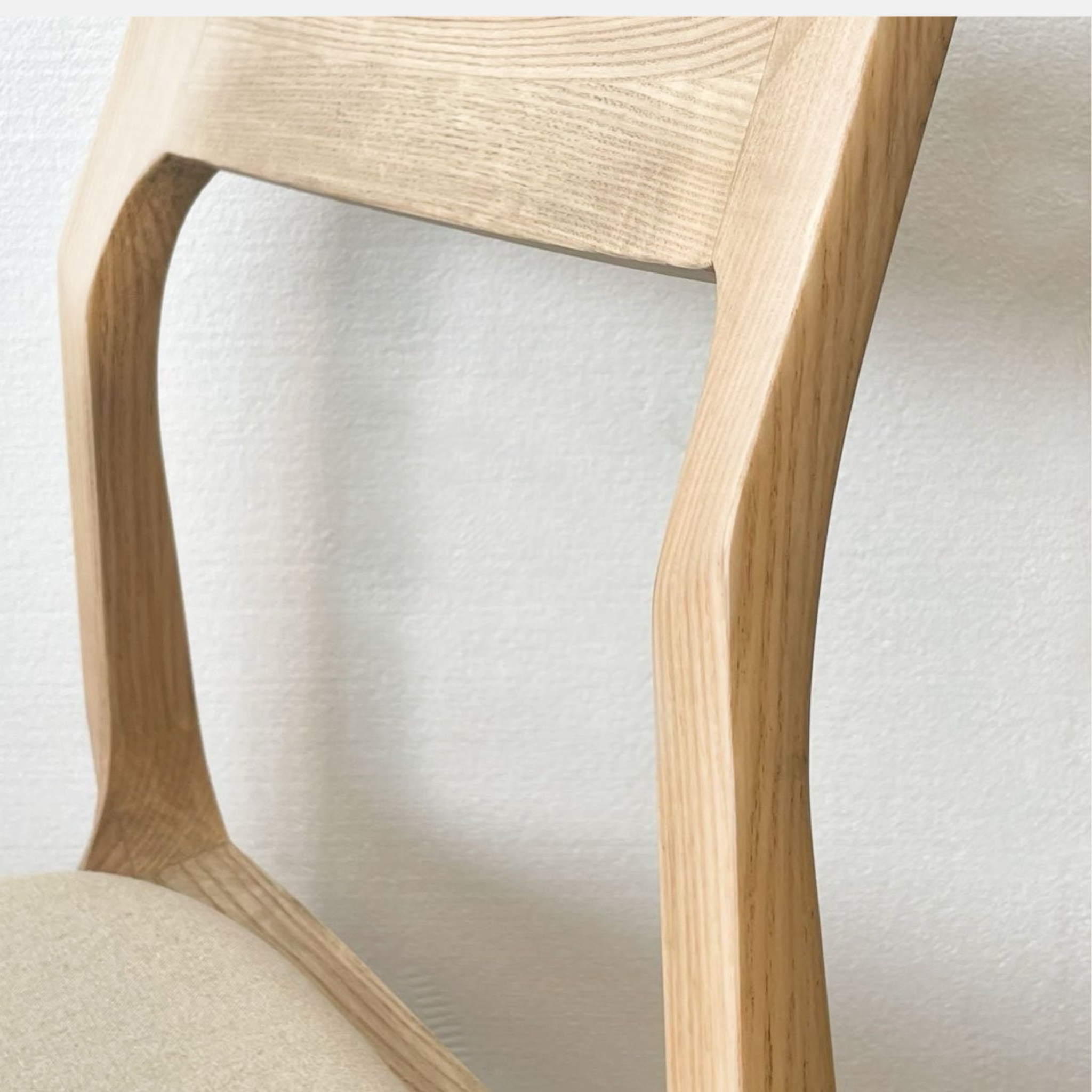 Cooper Stackable Dining Chair - Oak & Linen
