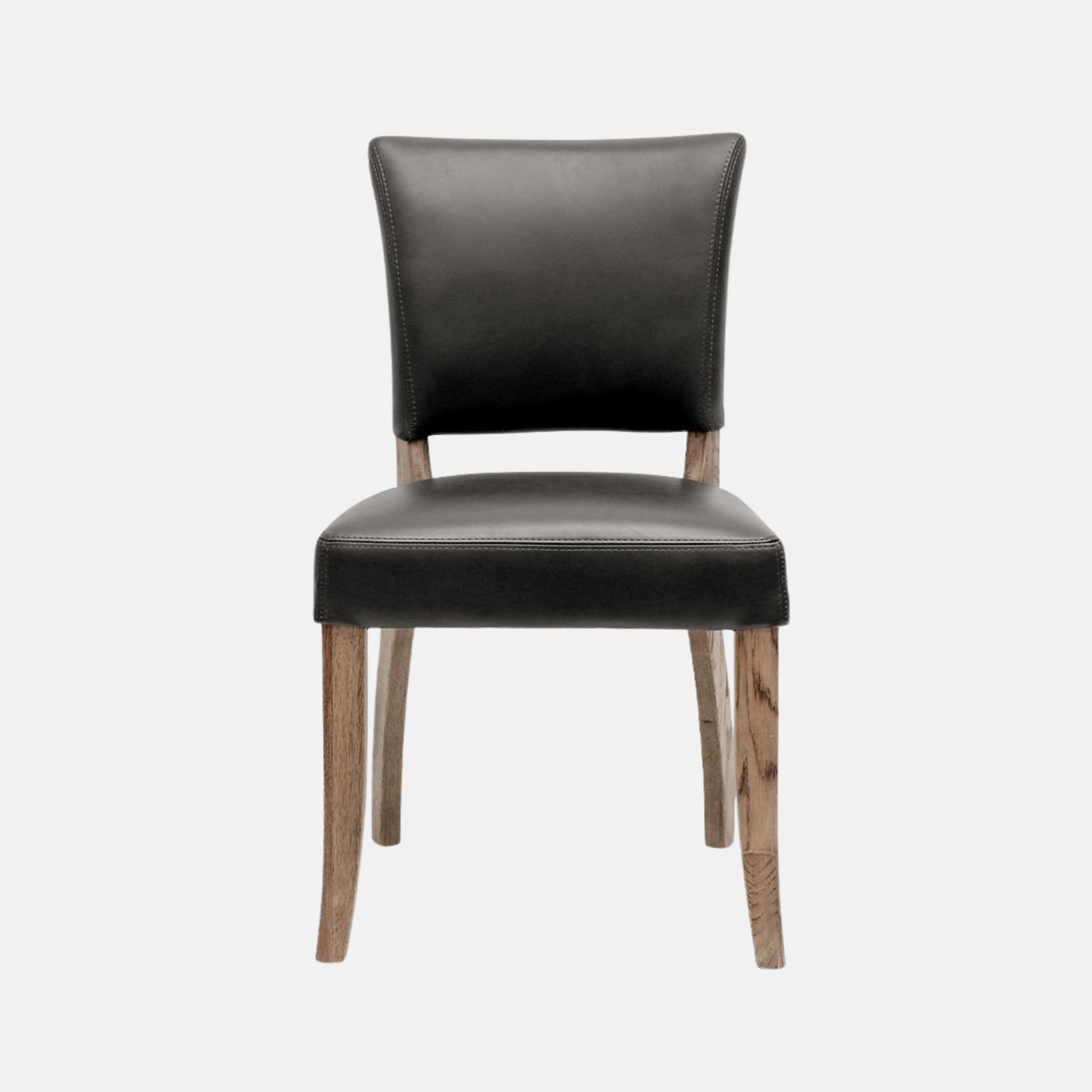 Crane Dining Chair - Black Leather