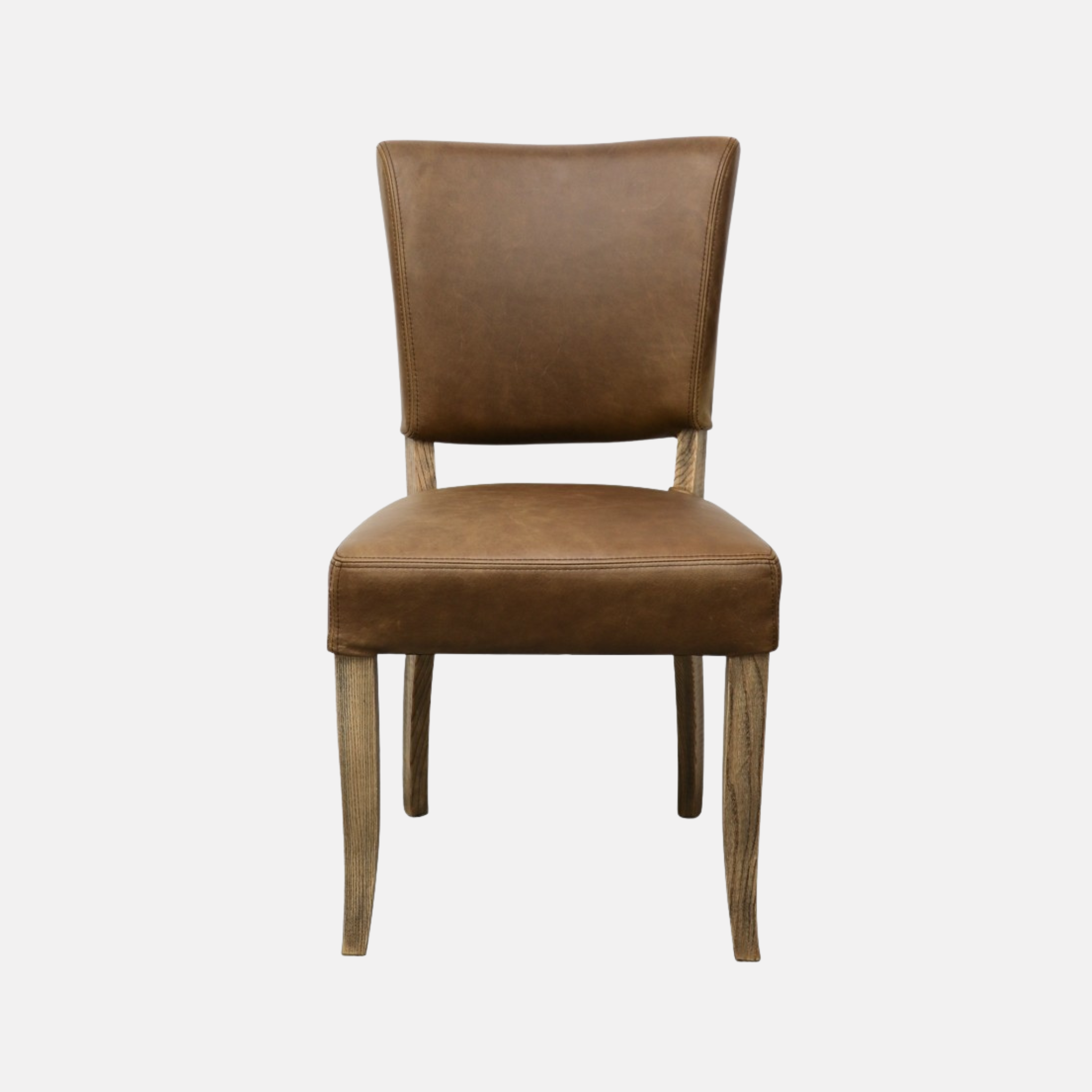Crane Dining Chair - Brown Leather