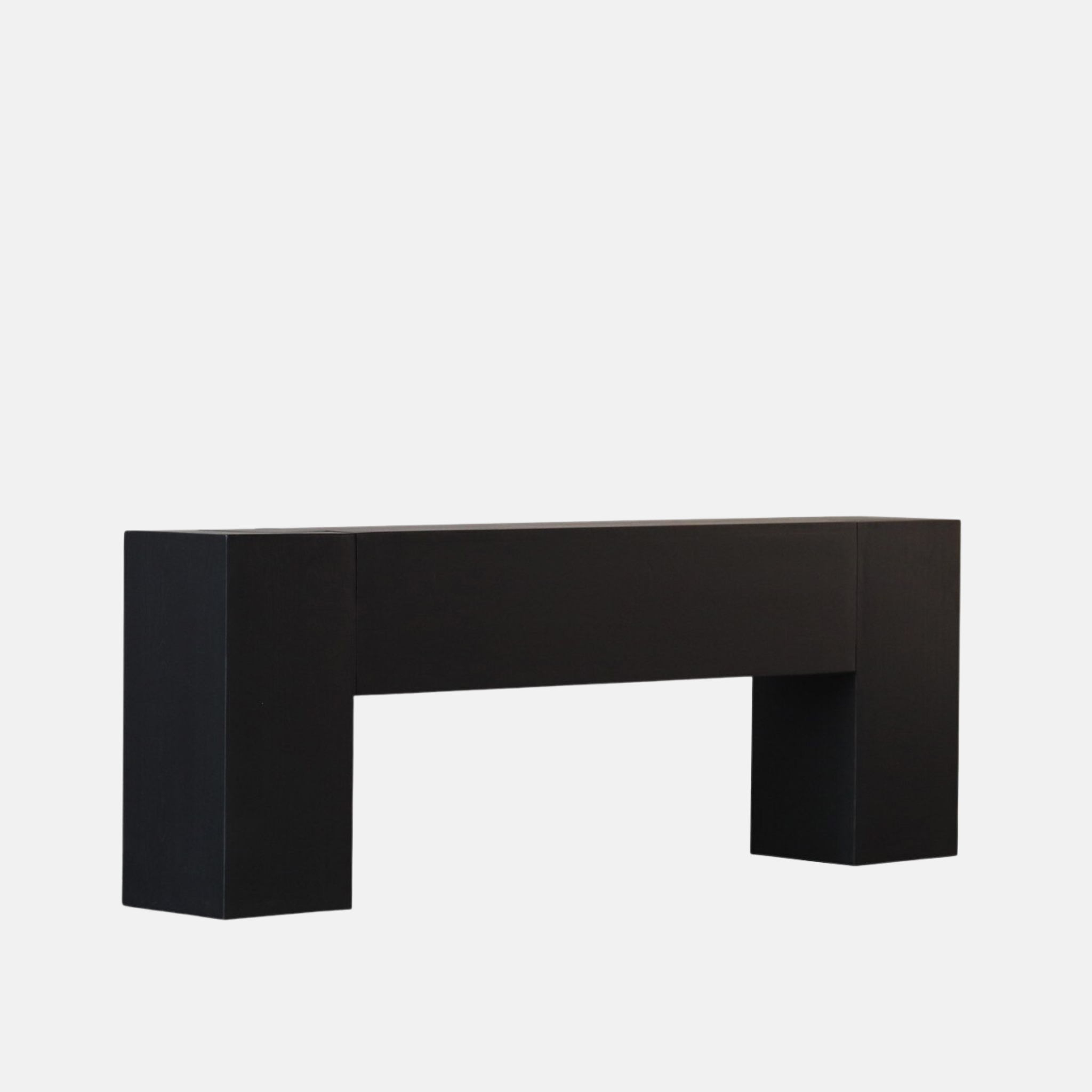 DOVETEAIL BLOCK CONSOLE - Black