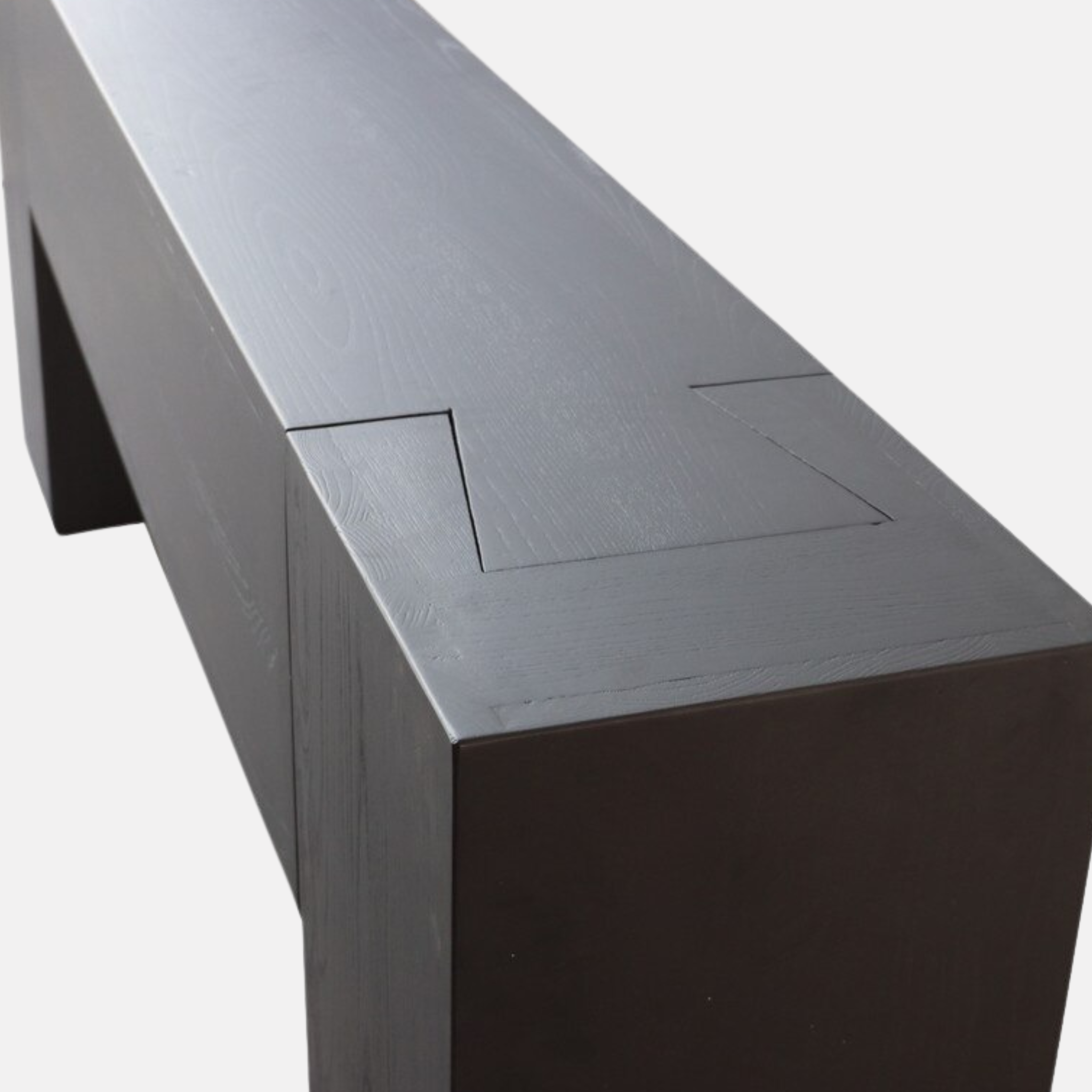 DOVETEAIL BLOCK CONSOLE - Black