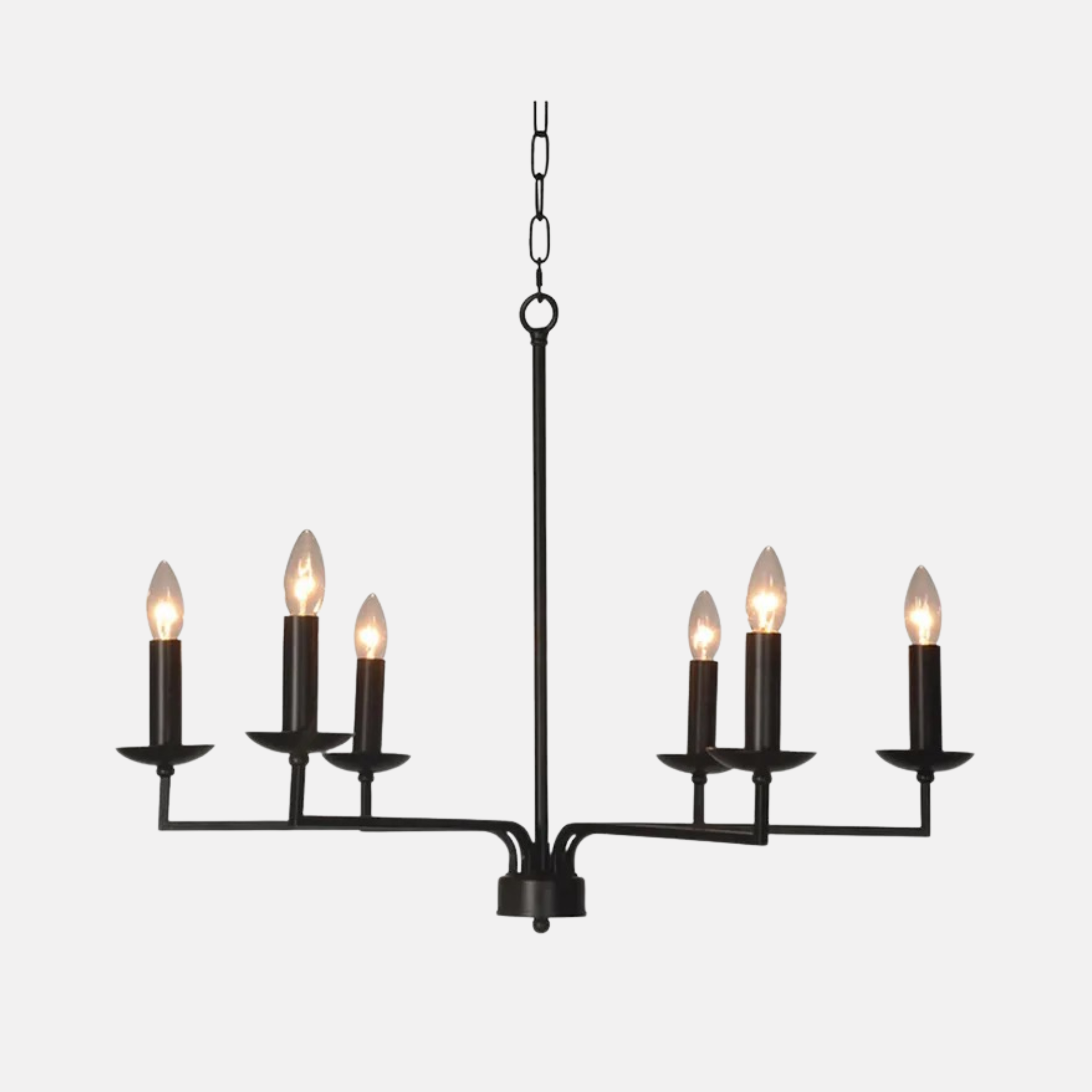 Edmound 6 Light Iron Chandelier