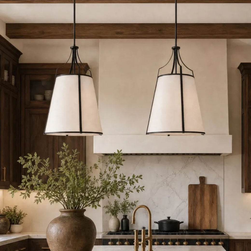 Ellery Pendant Tall - Black