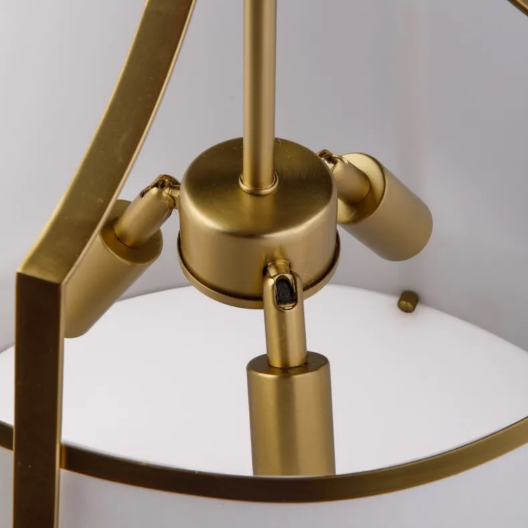 Ellery Pendant Wide Gold