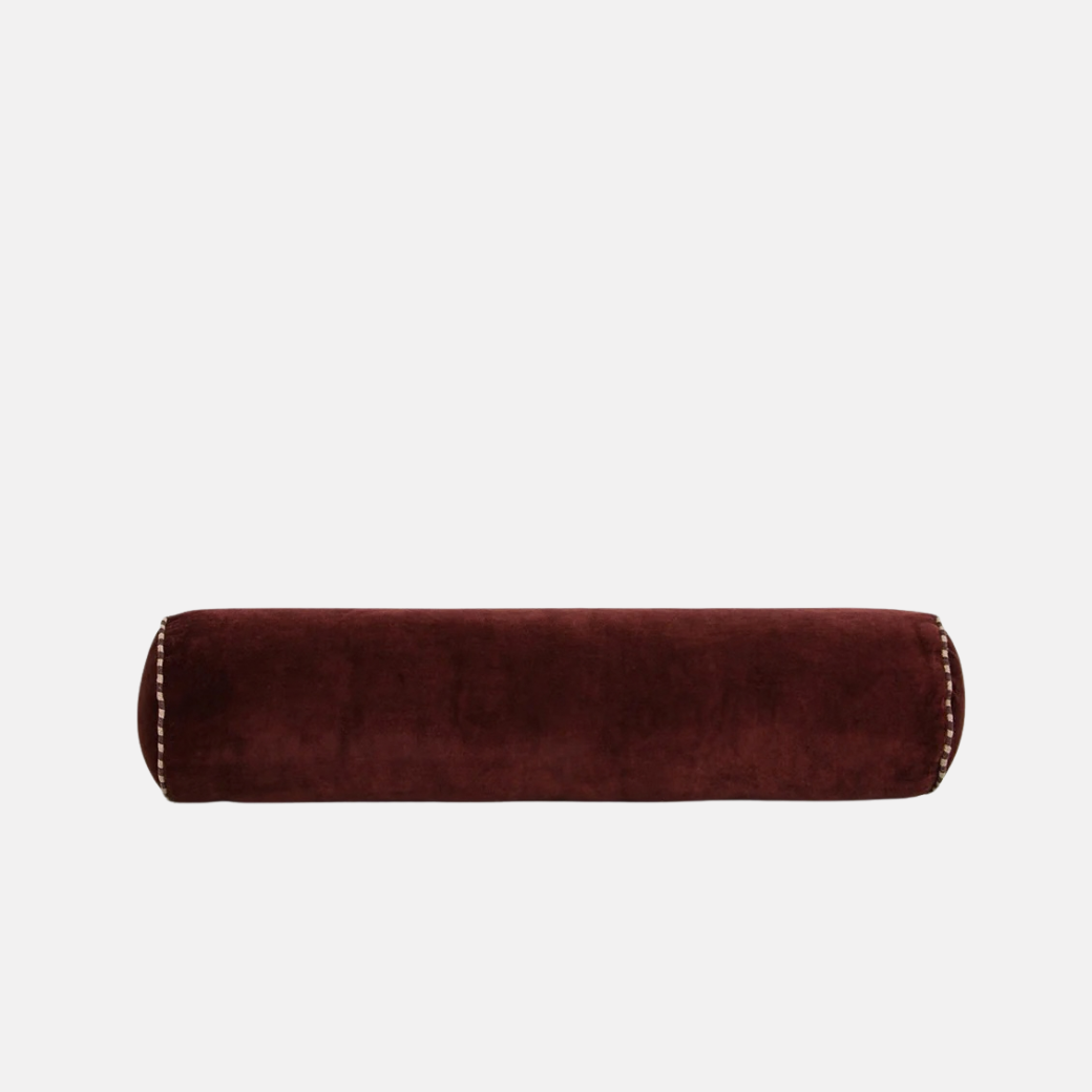 Elliot Bolster Cushion - Oxblood