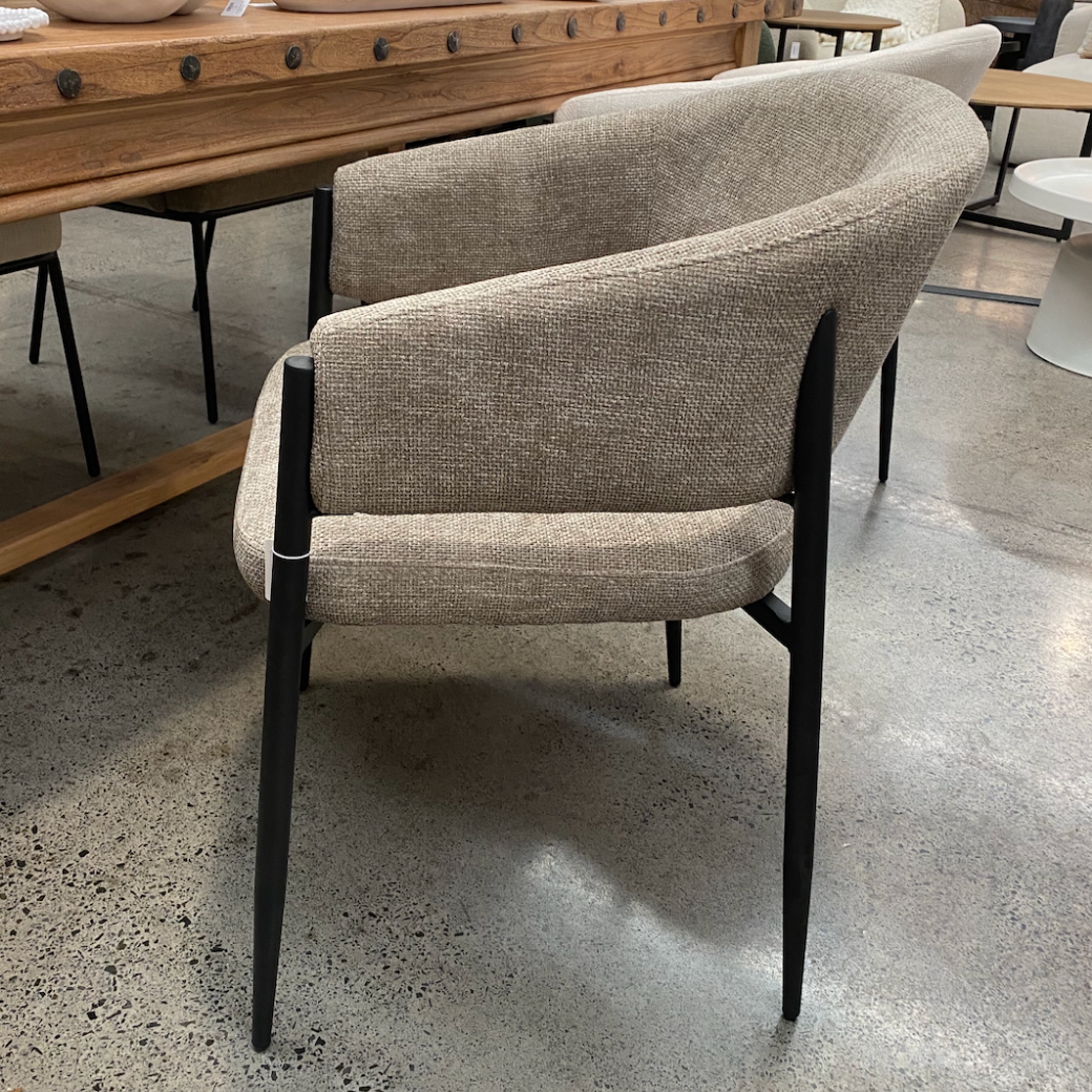 Emerson Dining Chair - Taupe Set of 2