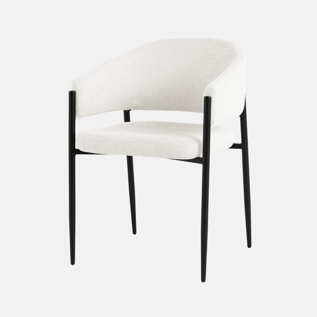 Emerson Dining Chair - Ivory Set of 2