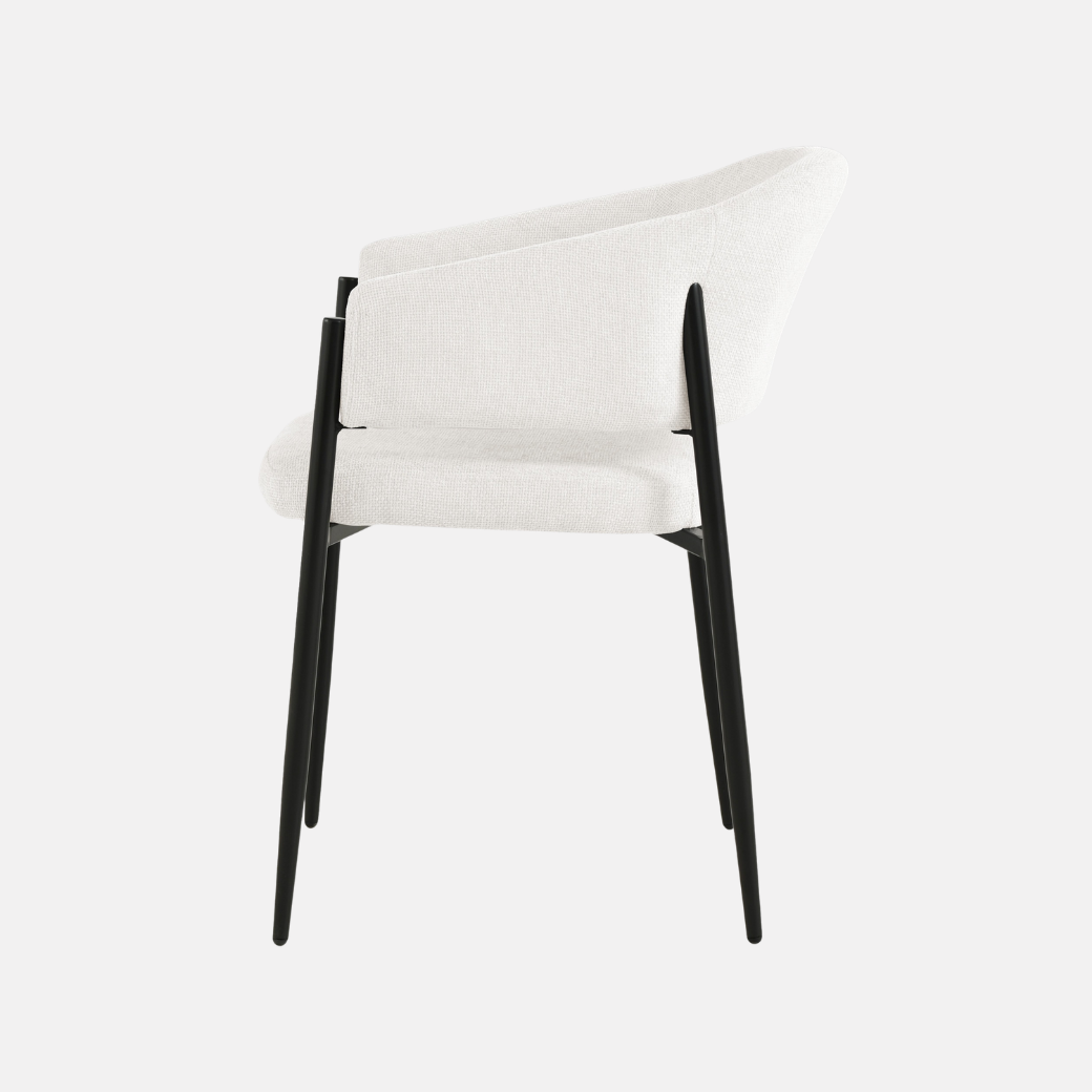 Emerson Dining Chair - Ivory Set of 2