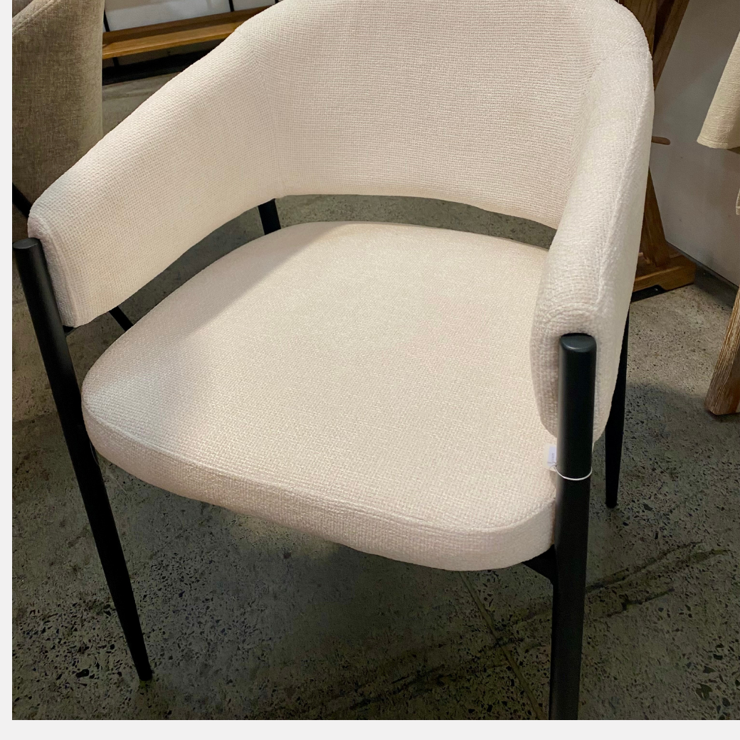 Emerson Dining Chair - Ivory Set of 2