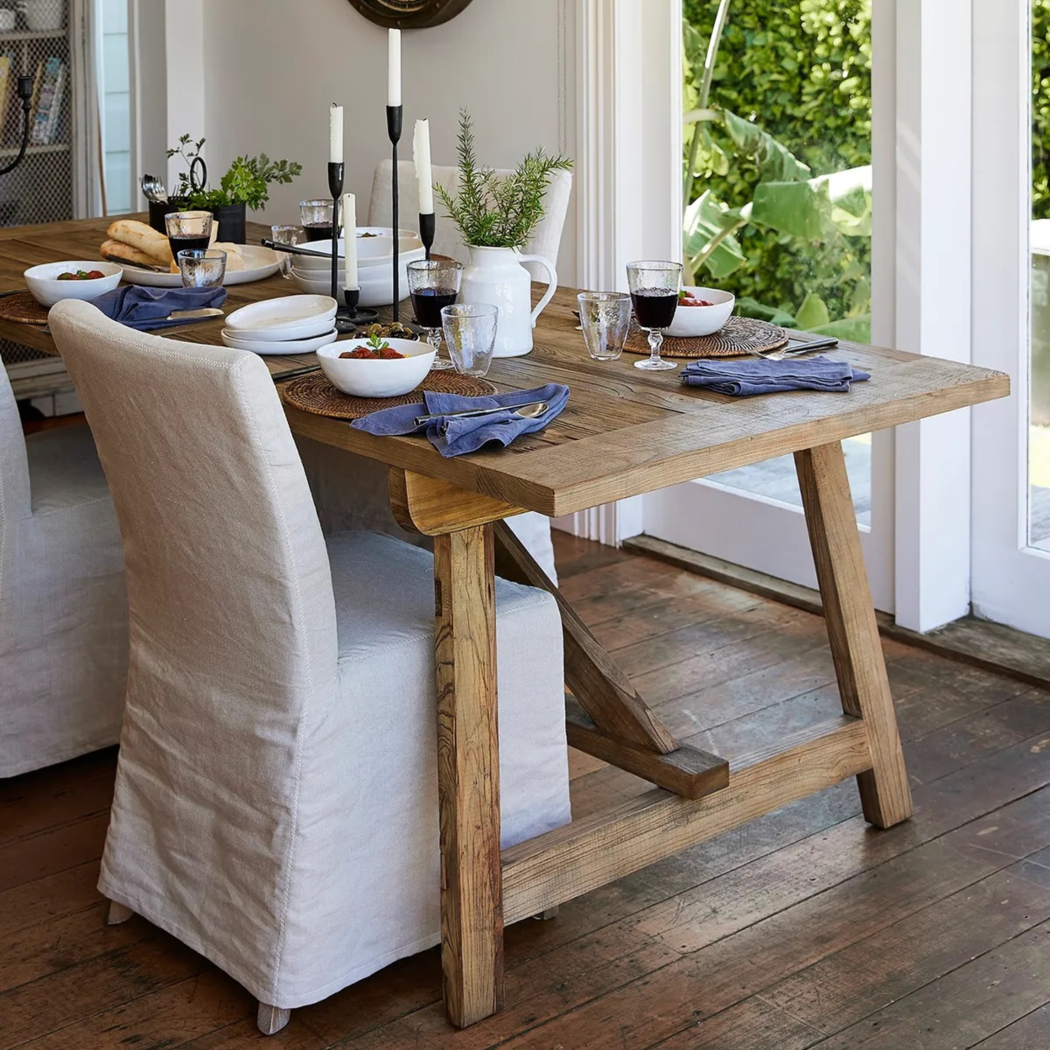 Farmhouse Dining Table - Elm