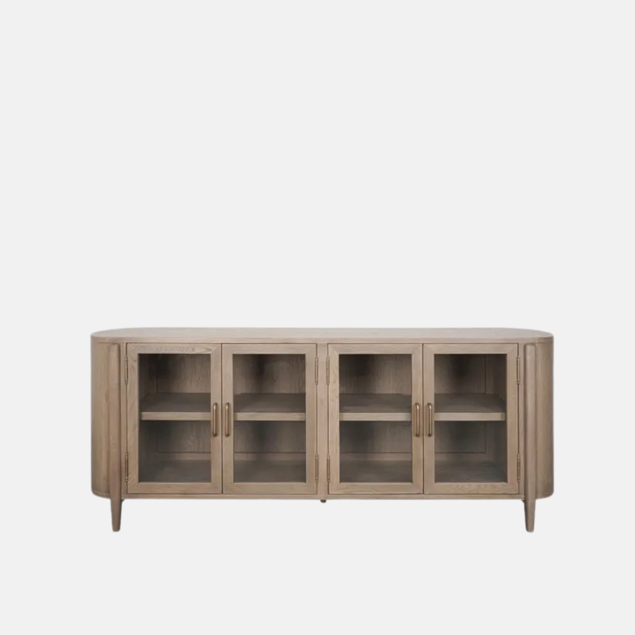 Finely Curved Sideboard