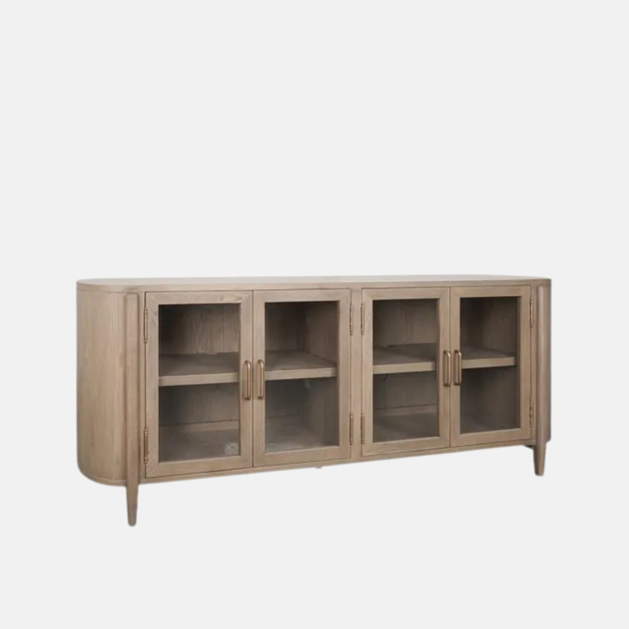 Finely Curved Sideboard