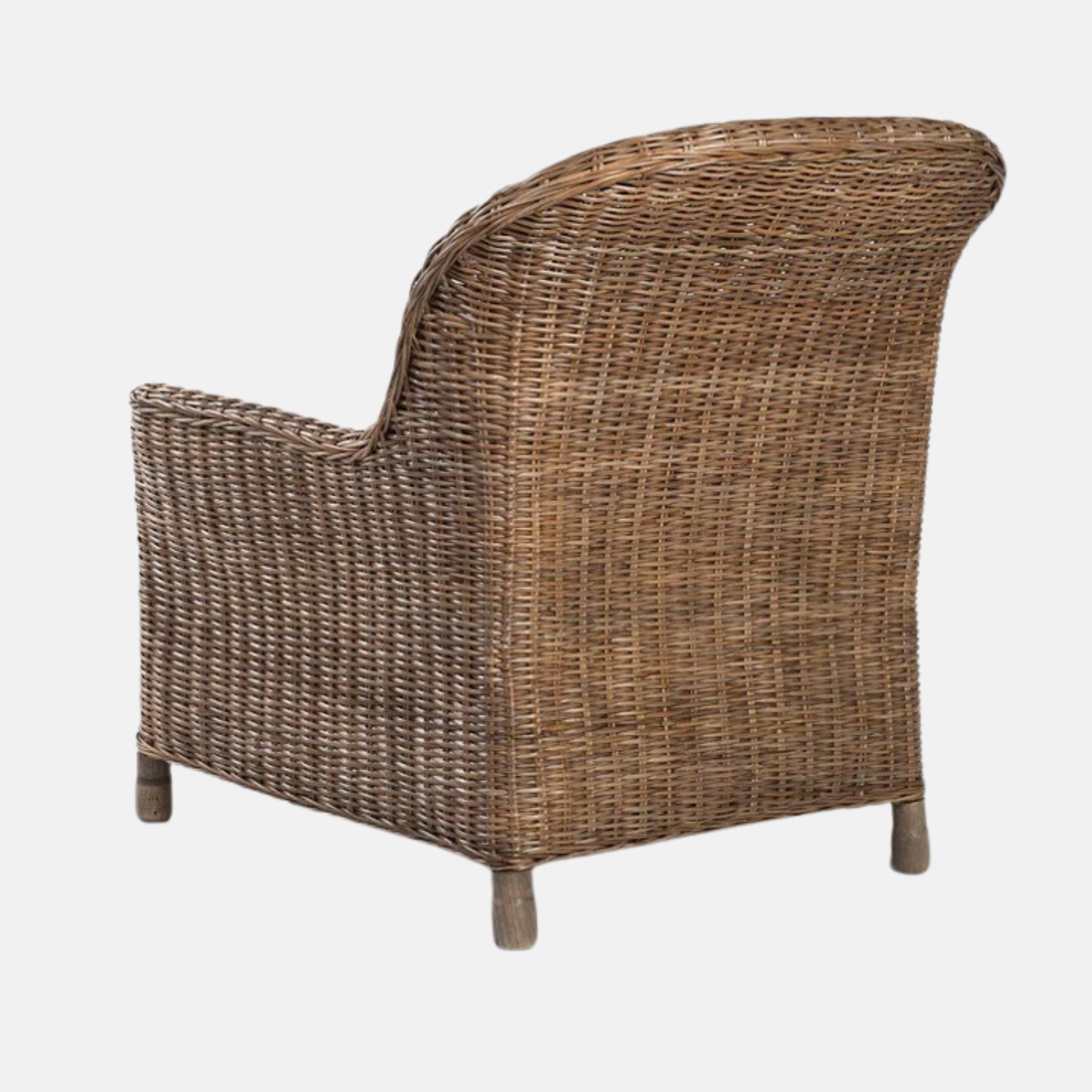 Gable Rattan Armchair - Pepper