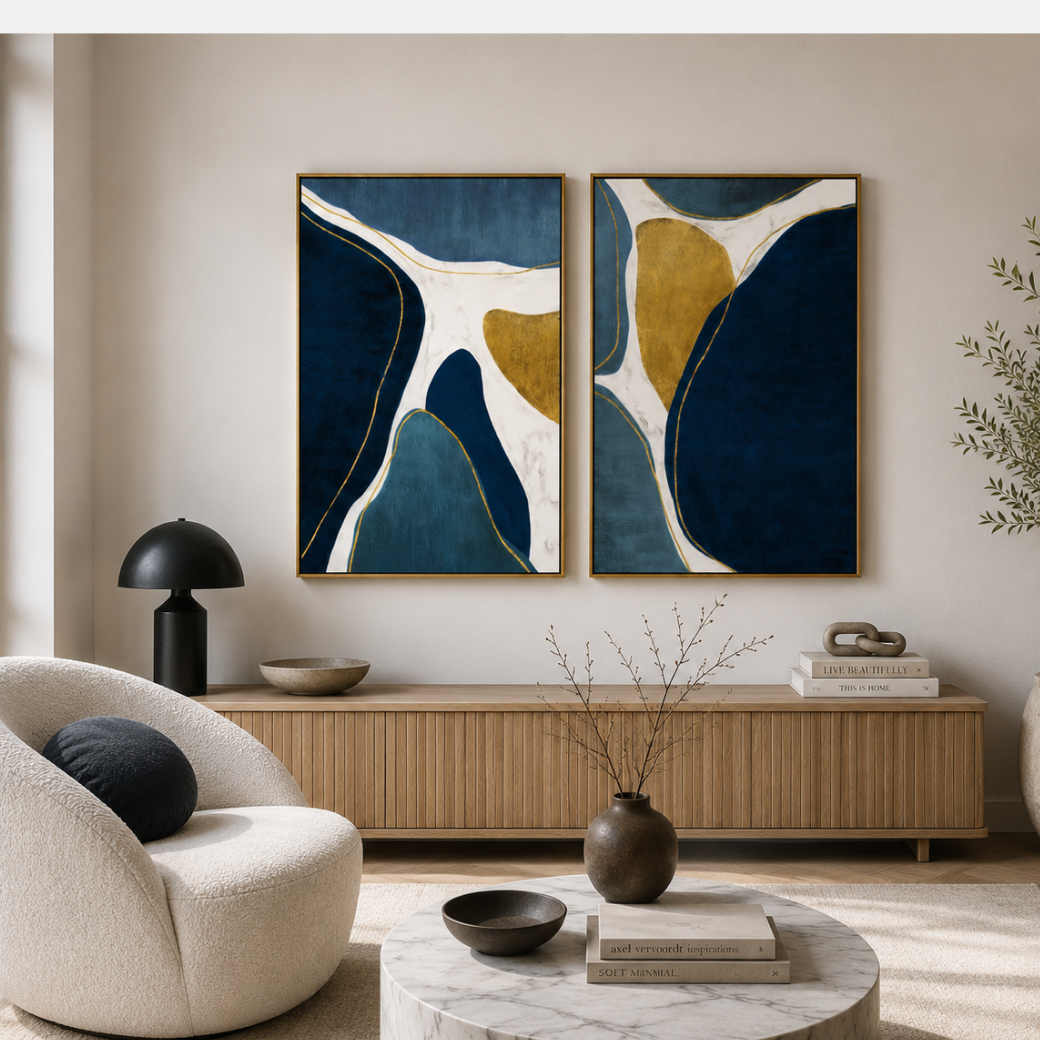 Goldmine I & II Wall Art