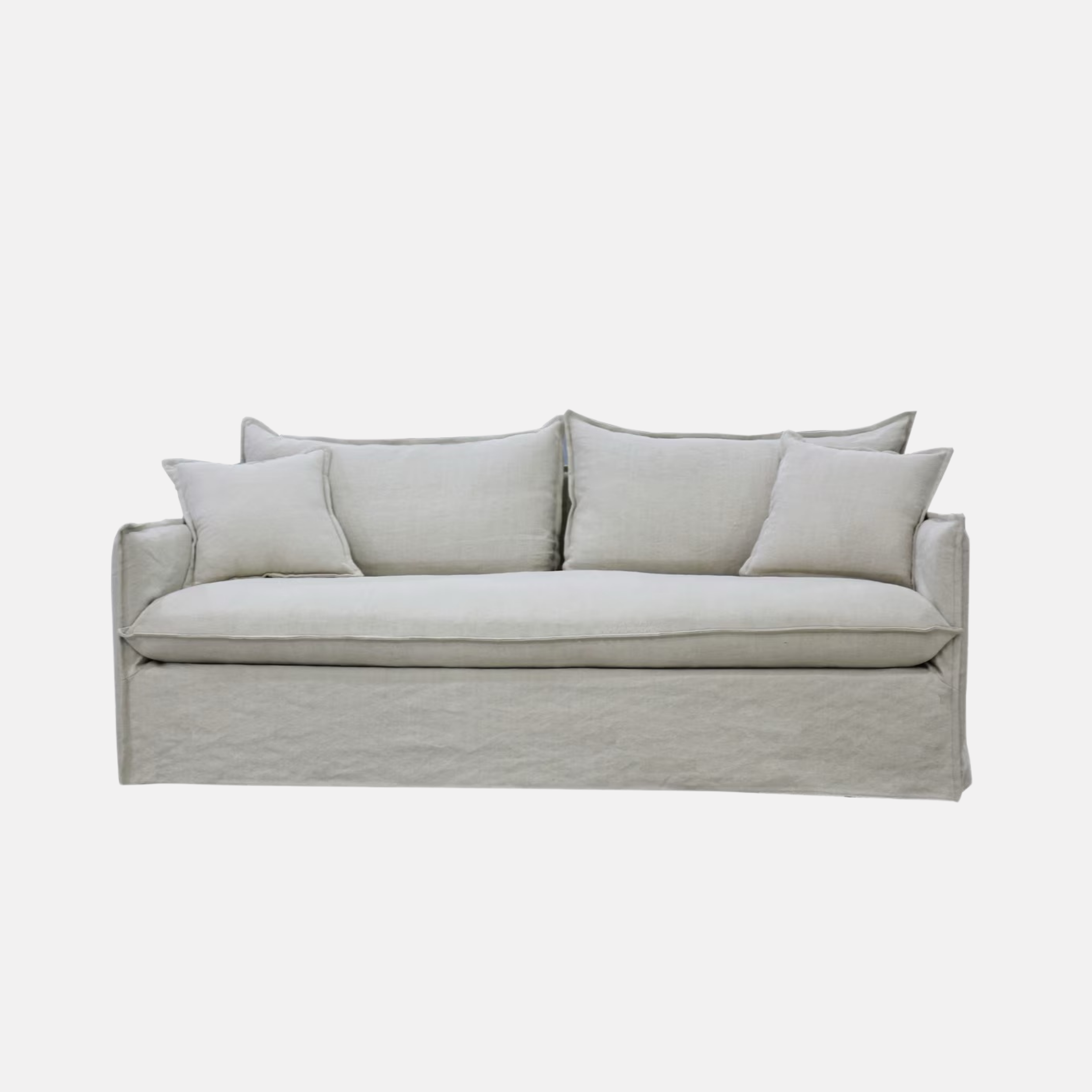 Grove Slip Cover Sofa - Salt & Pepper