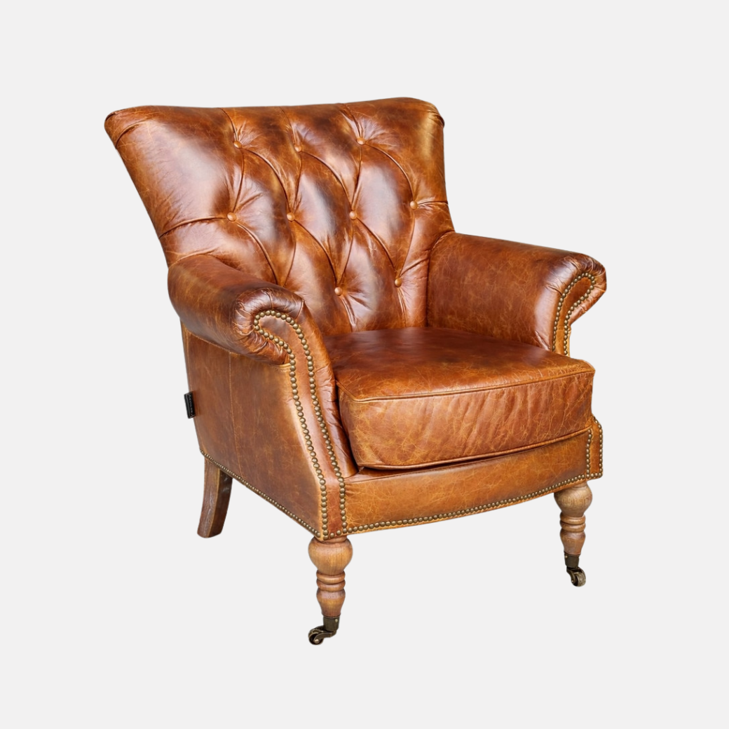 Harrington Armchair Foundry Leather