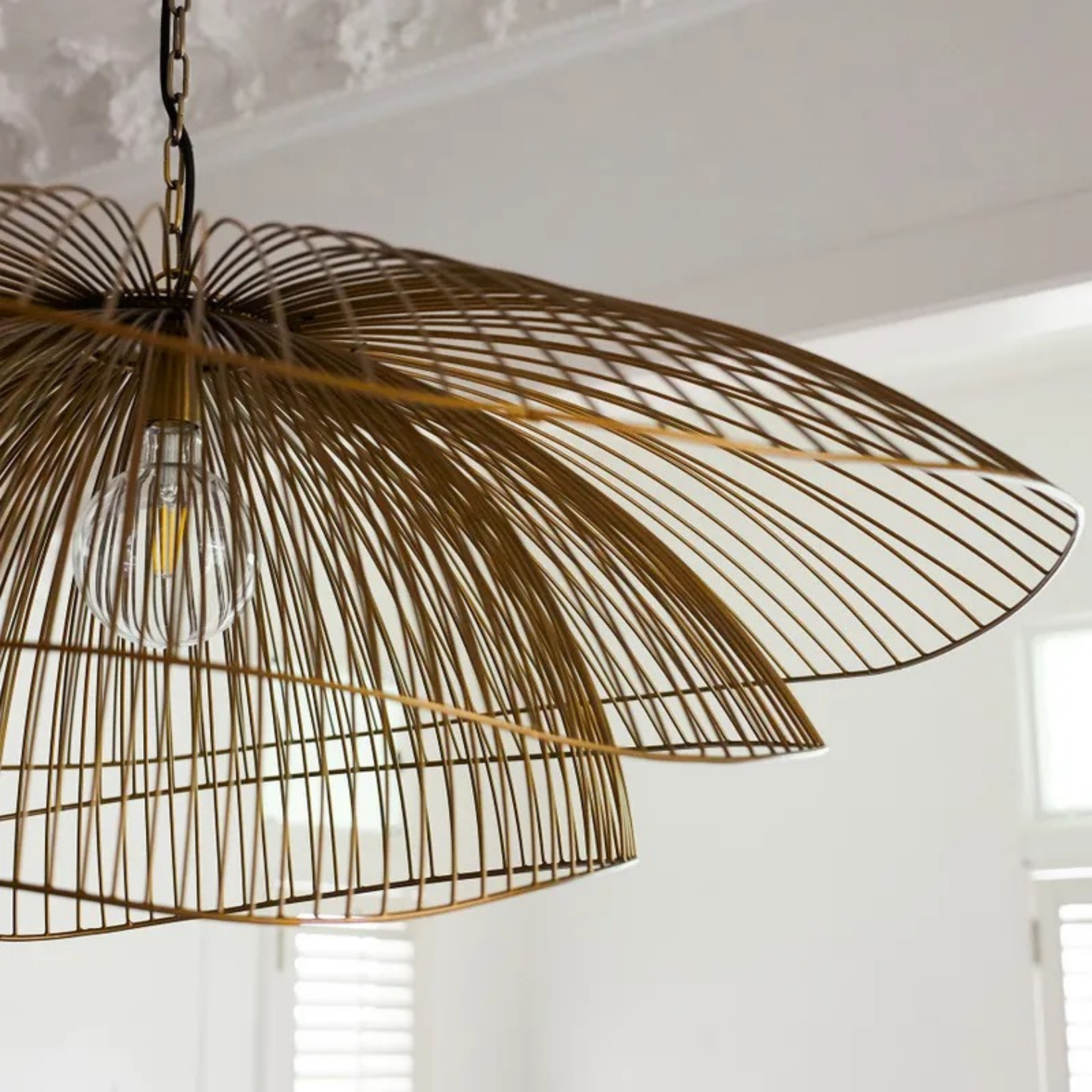 Havana Layered Metal Pendant