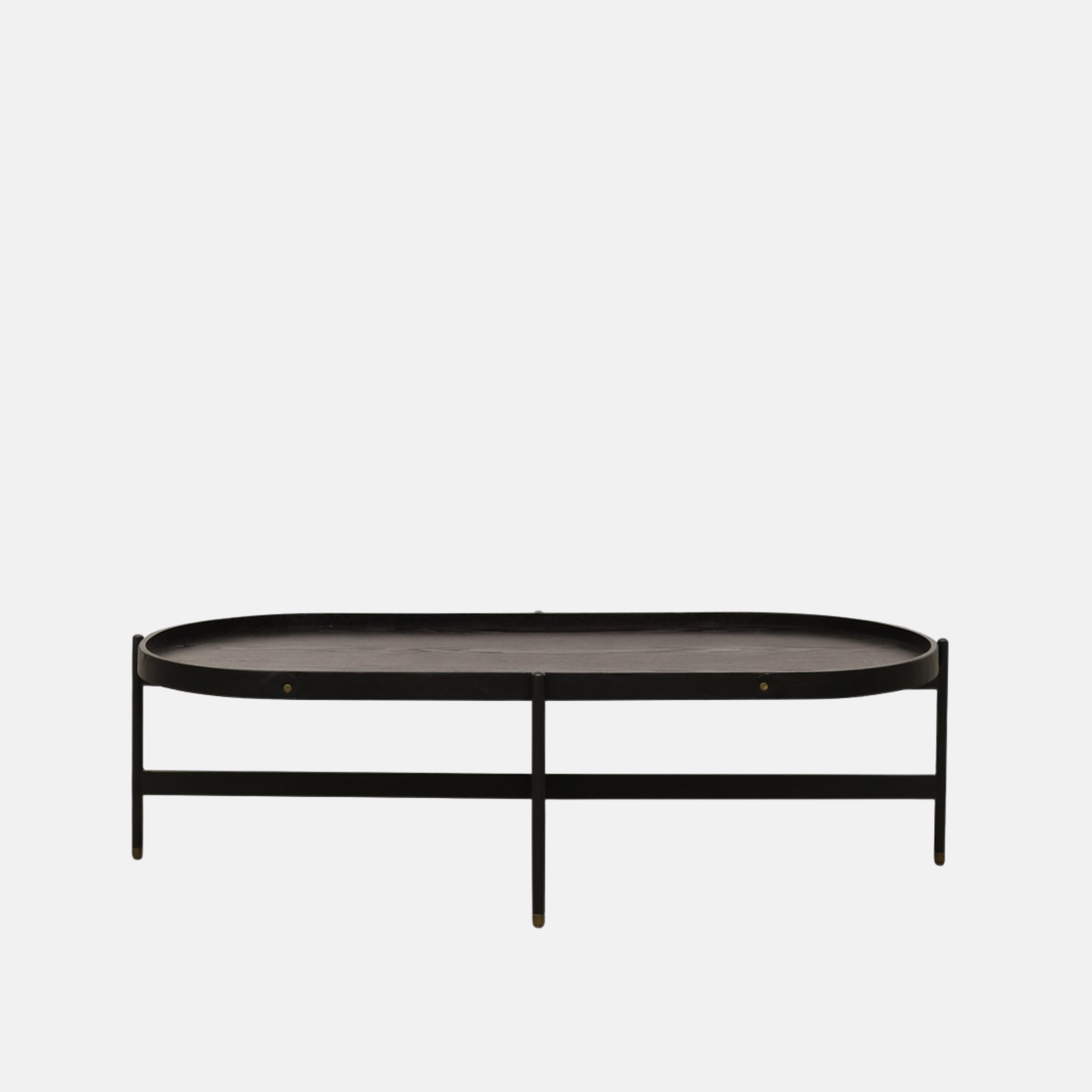 Haywood Oval Coffee Table - Black