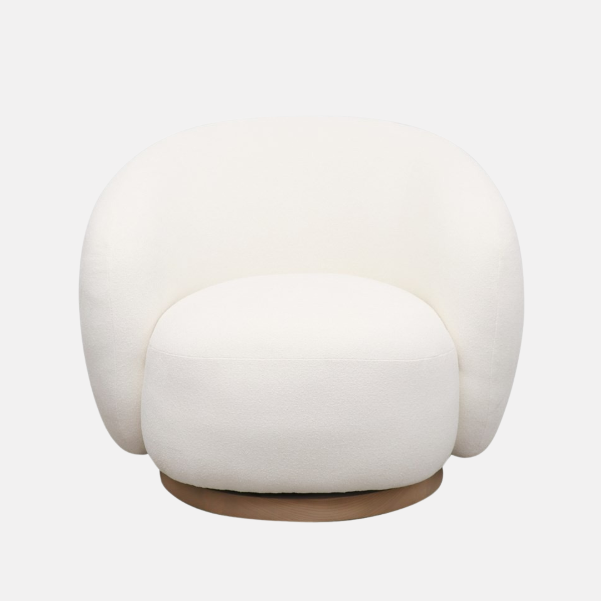 Aaron Swivel Armchair - Cream
